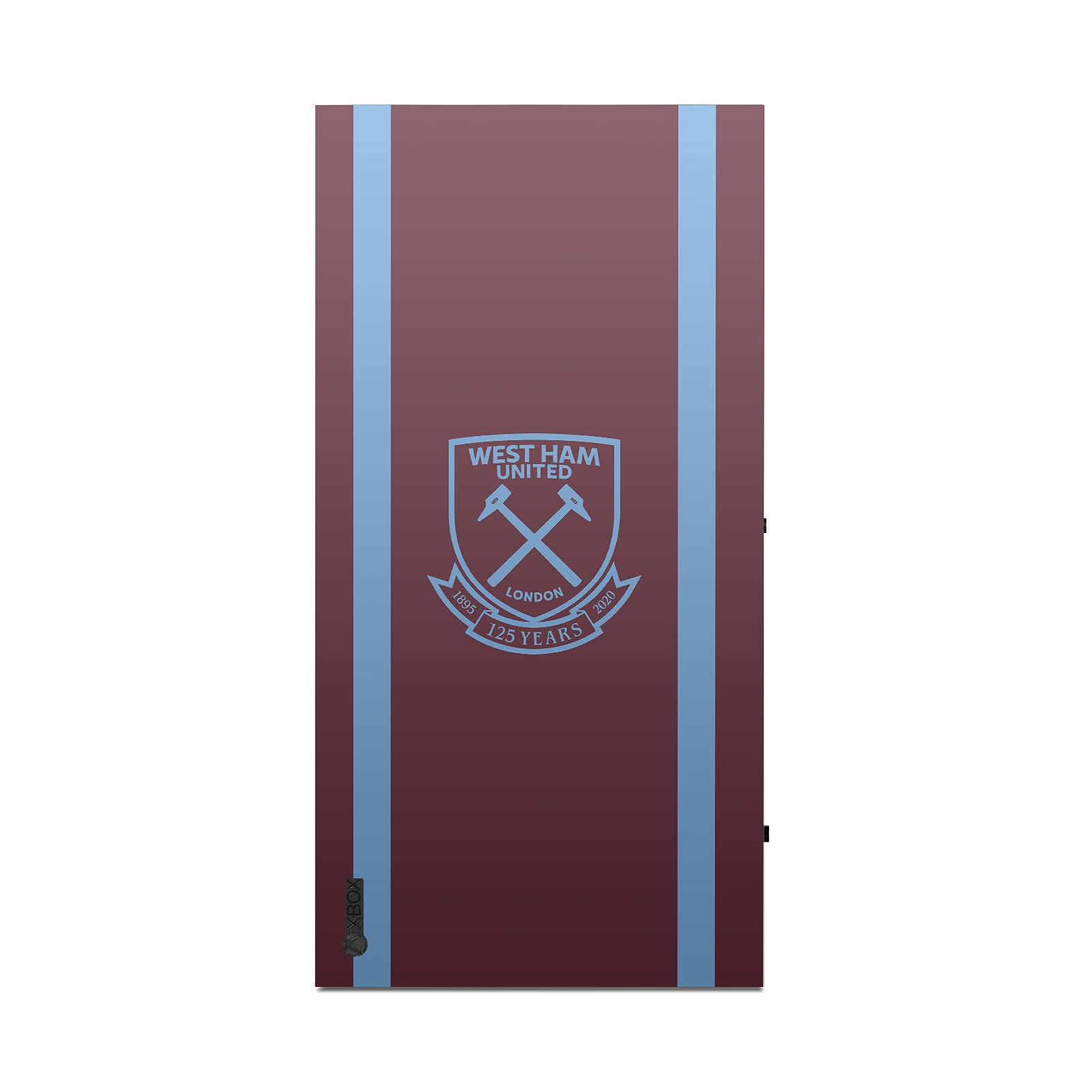 Officially Licensed West Ham United FC 2020/21 Home Kit Matte Vinyl Sticker Skin for Xbox Series X Console & Controller - Gaming Accessories for Football Fans & Xbox Enthusiasts