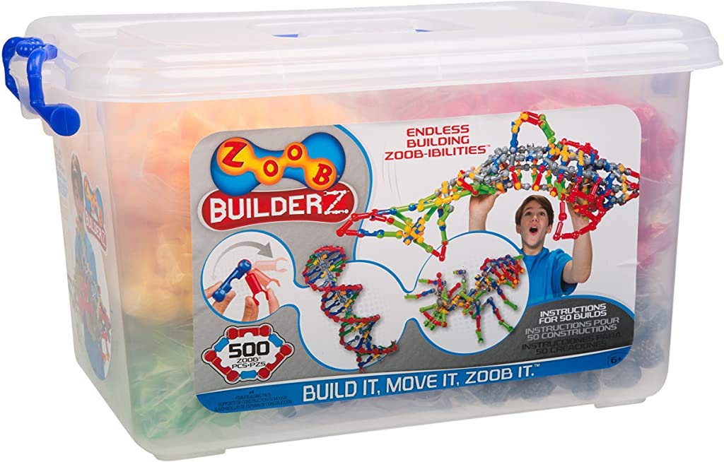 ALEX Toys BuilderZ 500 Piece Construction Building Kit for Kids - STEM Learning, Creative Play & Educational Toys for Boys & Girls Ages 5+ | Perfect for Birthday Gifts, Classroom Activities & Indoor Playtime