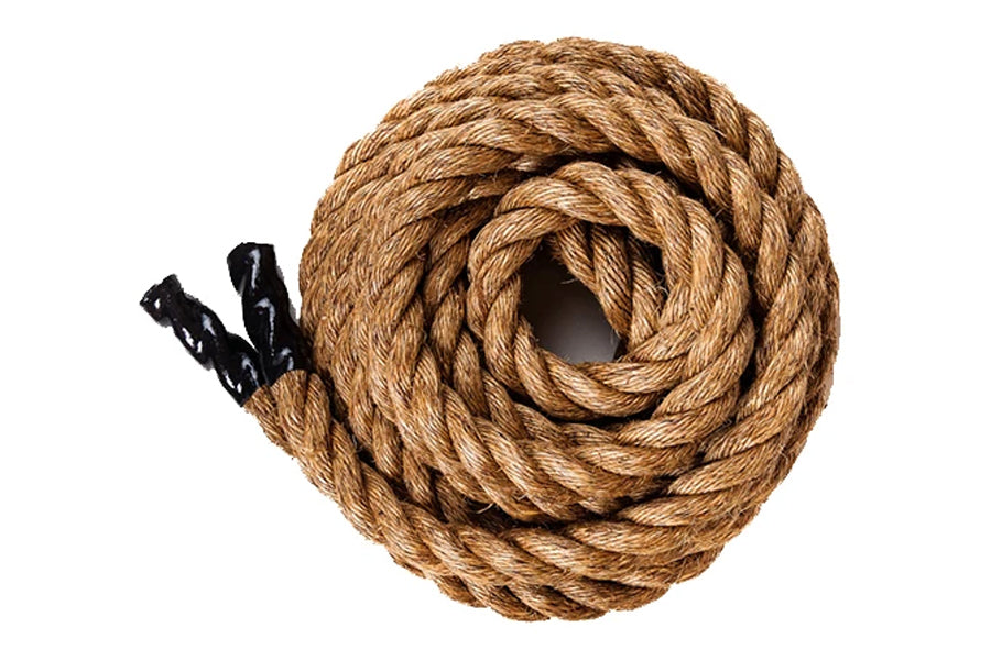 Warrior Battle Rope - Natural Manila Fiber Heavy Duty Exercise Rope for CrossFit, Gym Training & Home Workouts