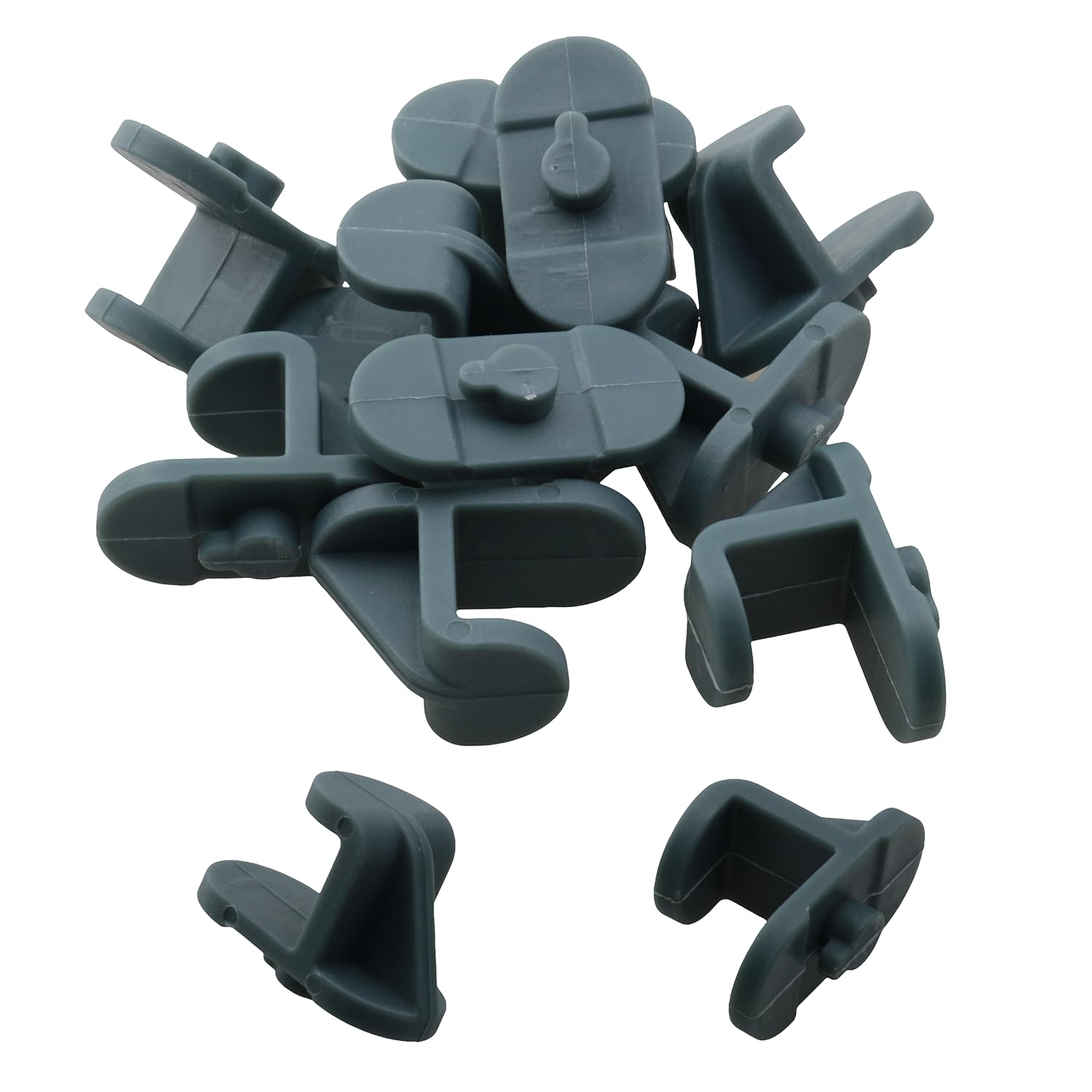 10-Pack Freezer Shelf Clips - Heavy Duty Refrigerator Shelf Supports for Commercial & Home Fridges - Secure Cooler Shelf Organizers - Perfect for Restaurants, Grocery Stores & Home Kitchen Organization