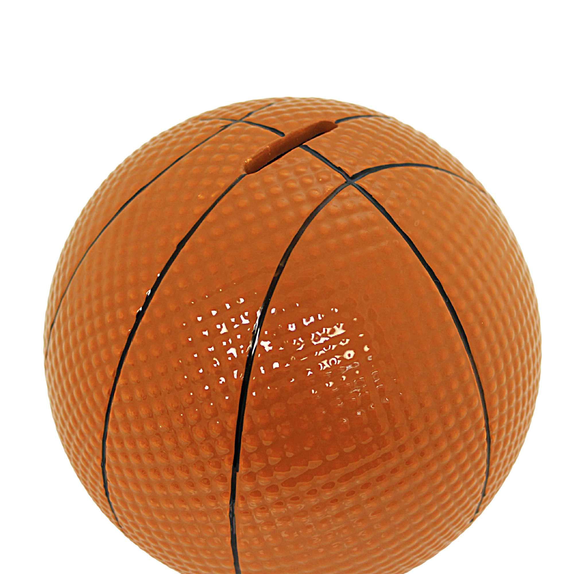 Child to Cherish Ceramic Sports Bank - Basketball Themed Money Box for Kids | Perfect for Saving Coins, Birthday Gifts & Sports Lovers