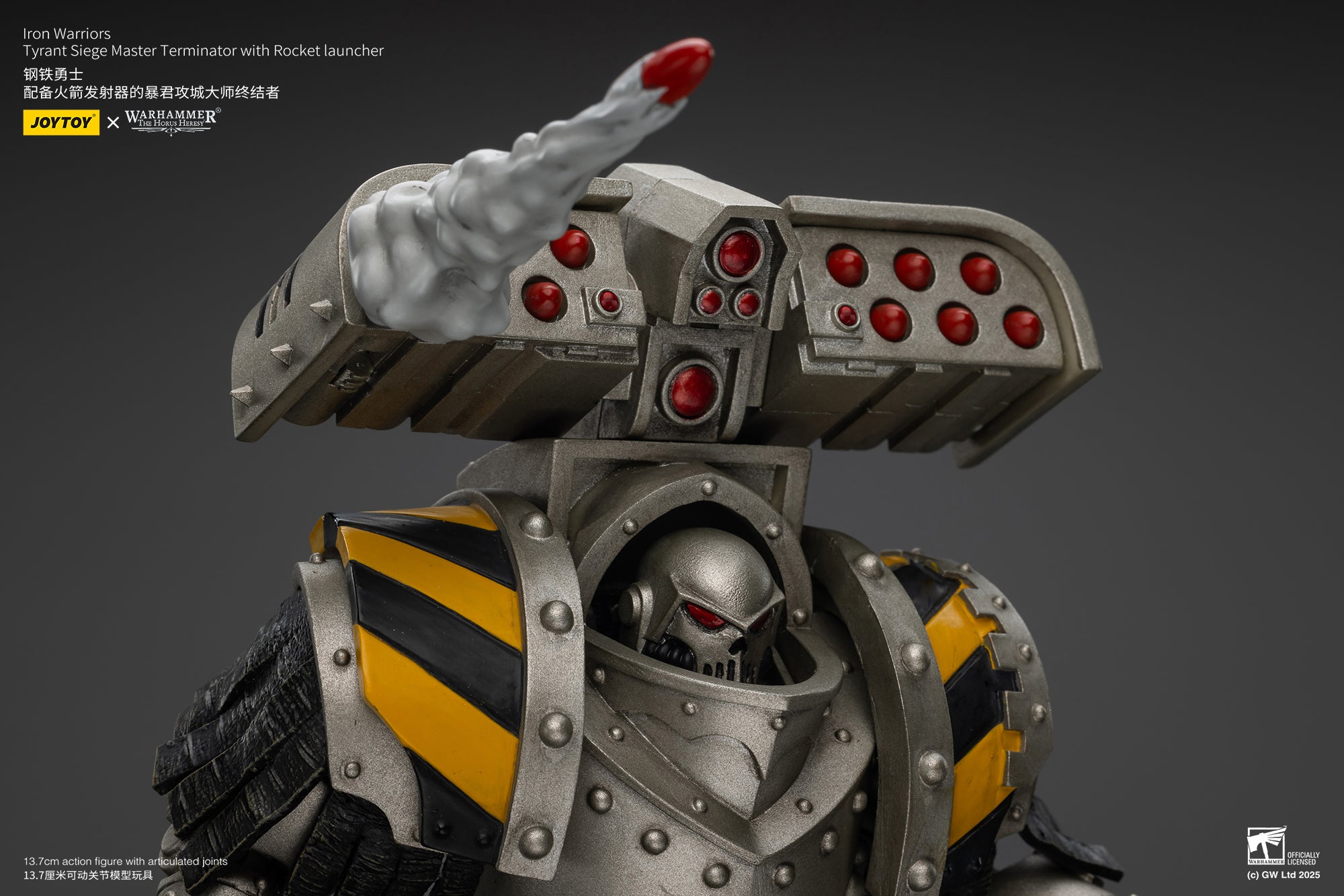 Pre Order 1/18 JOYTOY Warhammer The Horus Heresy Iron Warriors Tyrant Siege Terminator Action Figure Set - Perfect for Collectors, Warhammer 40K Fans & Tabletop Gaming Enthusiasts