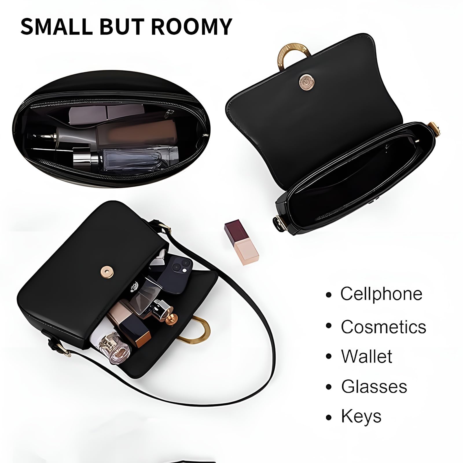 Trendy Y2K Small Shoulder Bag for Women - Vintage Crossbody Purse & Retro Satchel Handbag - Perfect for Daily Use, Travel, and Casual Outfits
