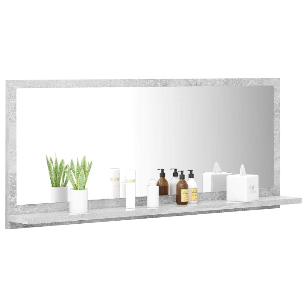 Modern Bathroom Vanity Set with Mirror - Easy Assembly, Durable Chipboard for Home Decor