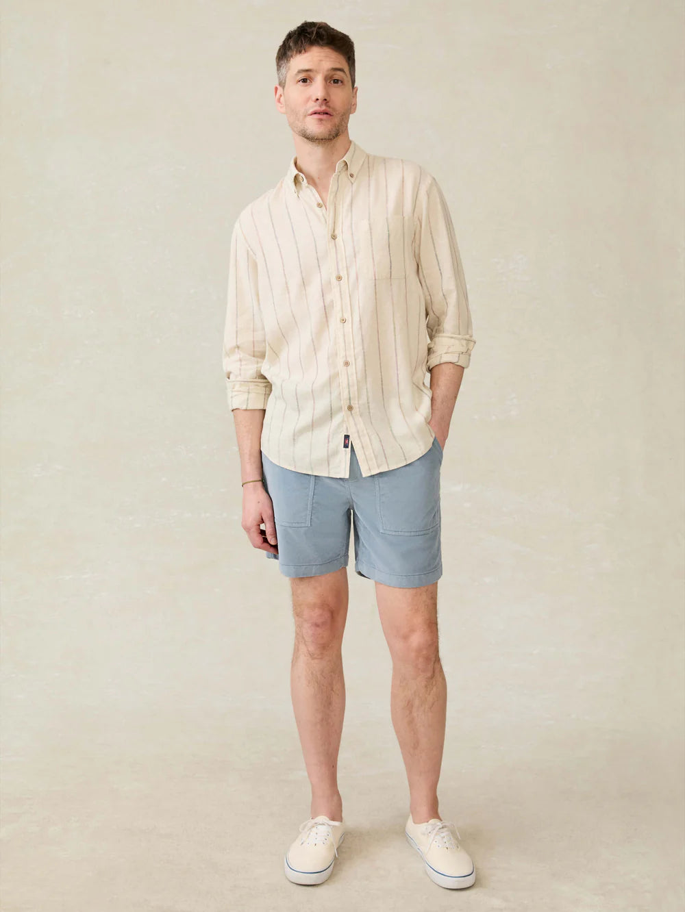 FAHERTY SLD CORD SHORT - Premium Cotton Shorts for Men | Comfortable & Stylish Summer Wear | Perfect for Beach, Gym, and Casual Outings