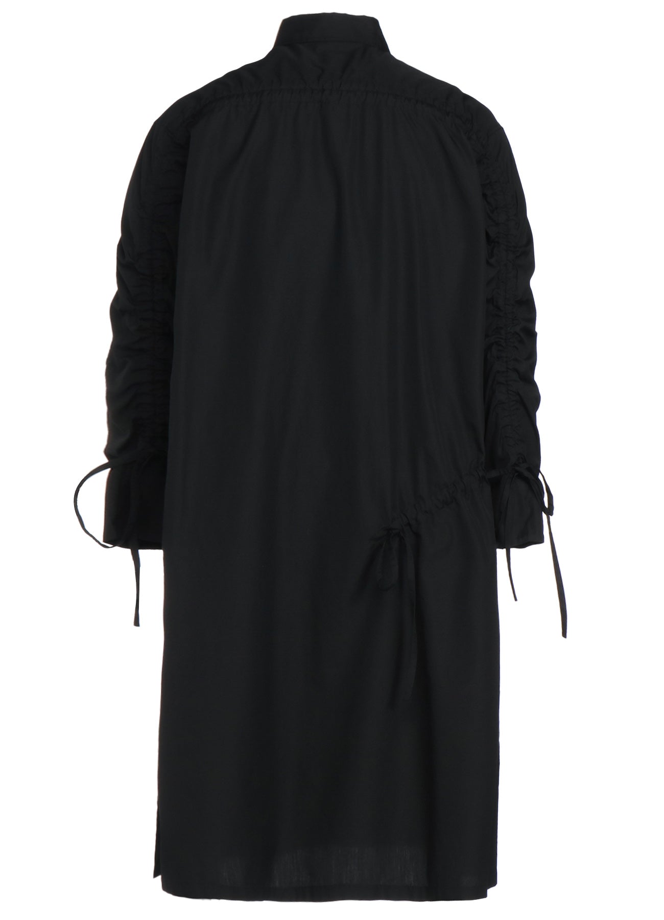 Oversized Cotton Broadcloth Long Shirt with Gathered Strings - Comfortable Loose Fit Casual Top for Women | Perfect for Layering, Beach Cover-Up & Everyday Wear