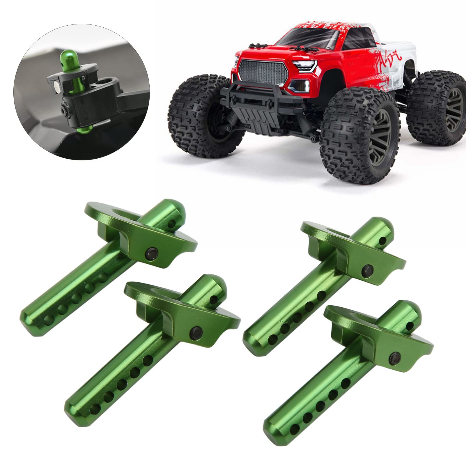 EXCLUZO Adjustable Height Aluminum Alloy Body Pillar with Positioning Holes - Perfect for Car Repair, Vehicle Customization & Off-Road Modifications