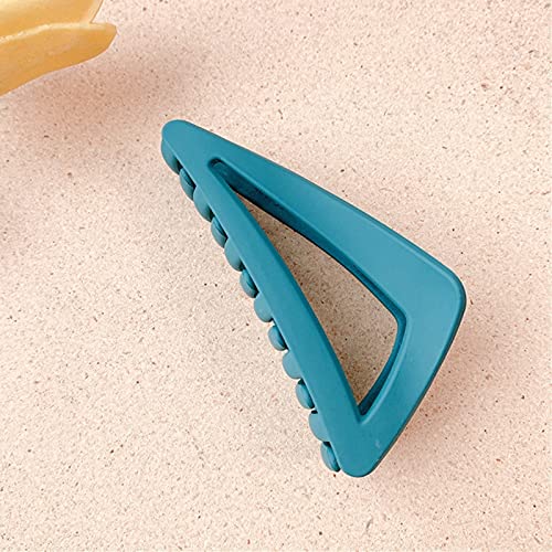 Lnrueg Matte Triangle Hair Claw Clips Set - Large Fashion Hair Clips for Women, Non-Slip Jaw Clips for Thick Hair | Perfect for Ponytails, Buns & Everyday Hairstyles