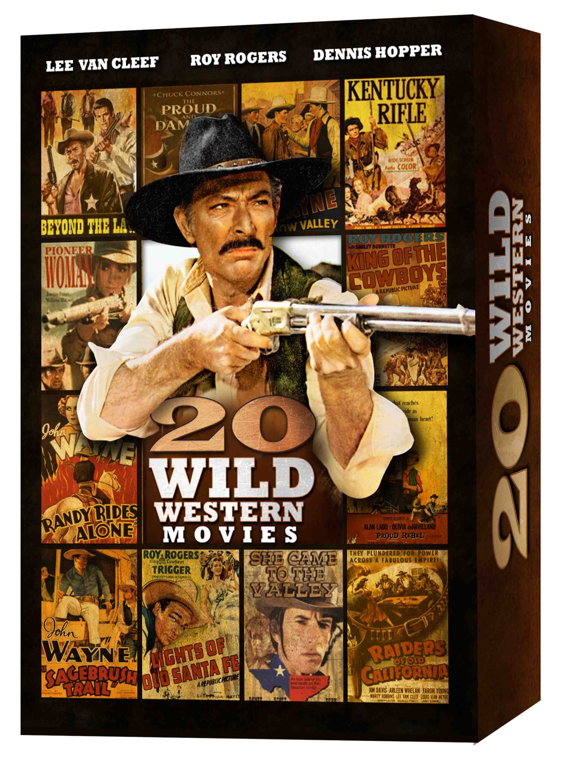 20 Classic Wild Western Movies Collection (Gift Box Set) - Perfect for Movie Nights, Western Fans & Cowboy-Themed Parties