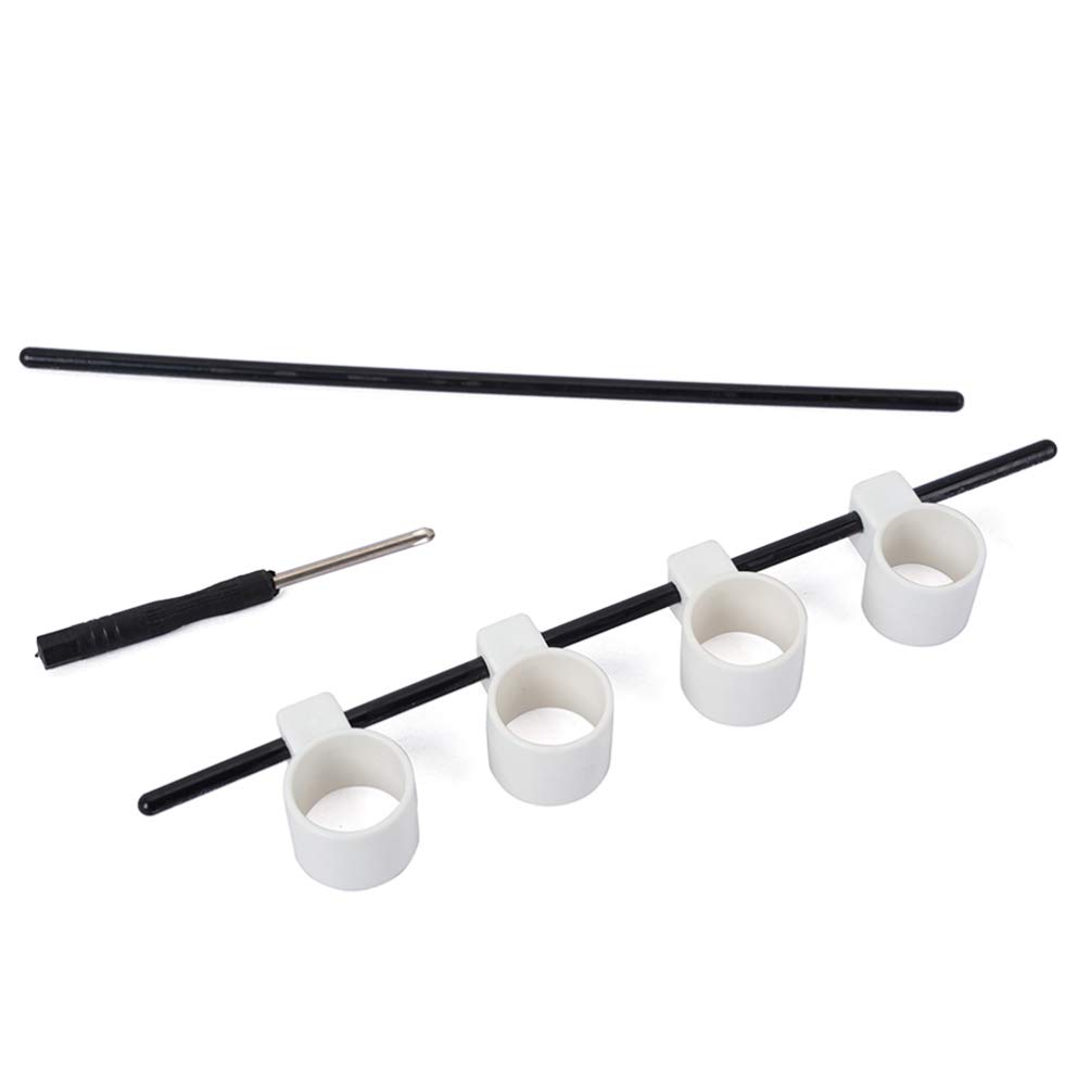 Milisten V Guitar Finger Trainer - Adjustable Plastic Finger Expansion Sleeve for Beginner Guitarists | Improve Finger Strength & Dexterity | Perfect for Practice, Warm-ups & Acoustic/Electric Guitar Training