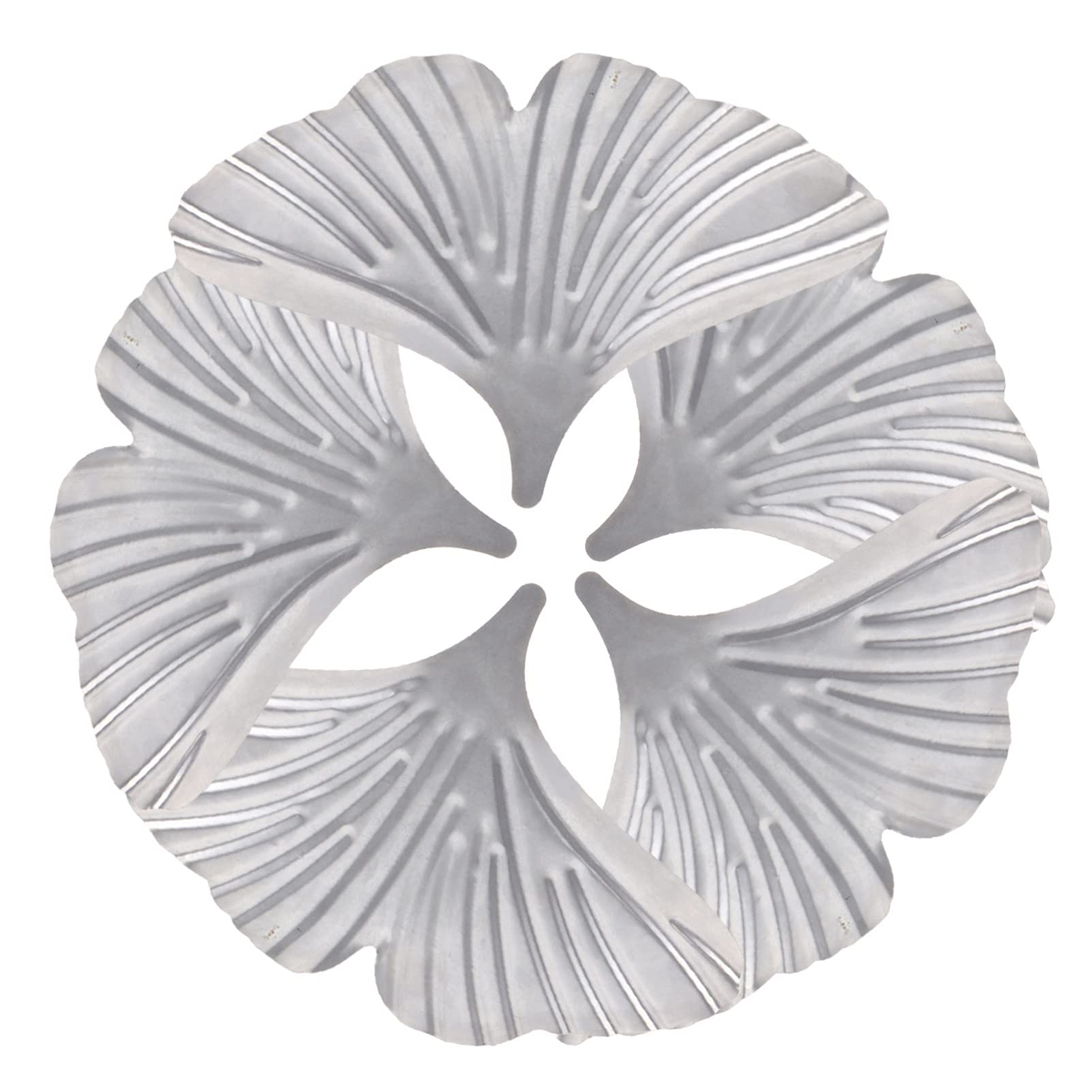 IMIKEYA 5-Piece Metal Leaf Ornament Set - Vintage Ginkgo Leaf Wall Art for Home & Office Decor, Bedroom, Dining Table, Desktop - Hawaiian-Inspired Iron Crafts for Boho, Farmhouse & Coastal Interior Design