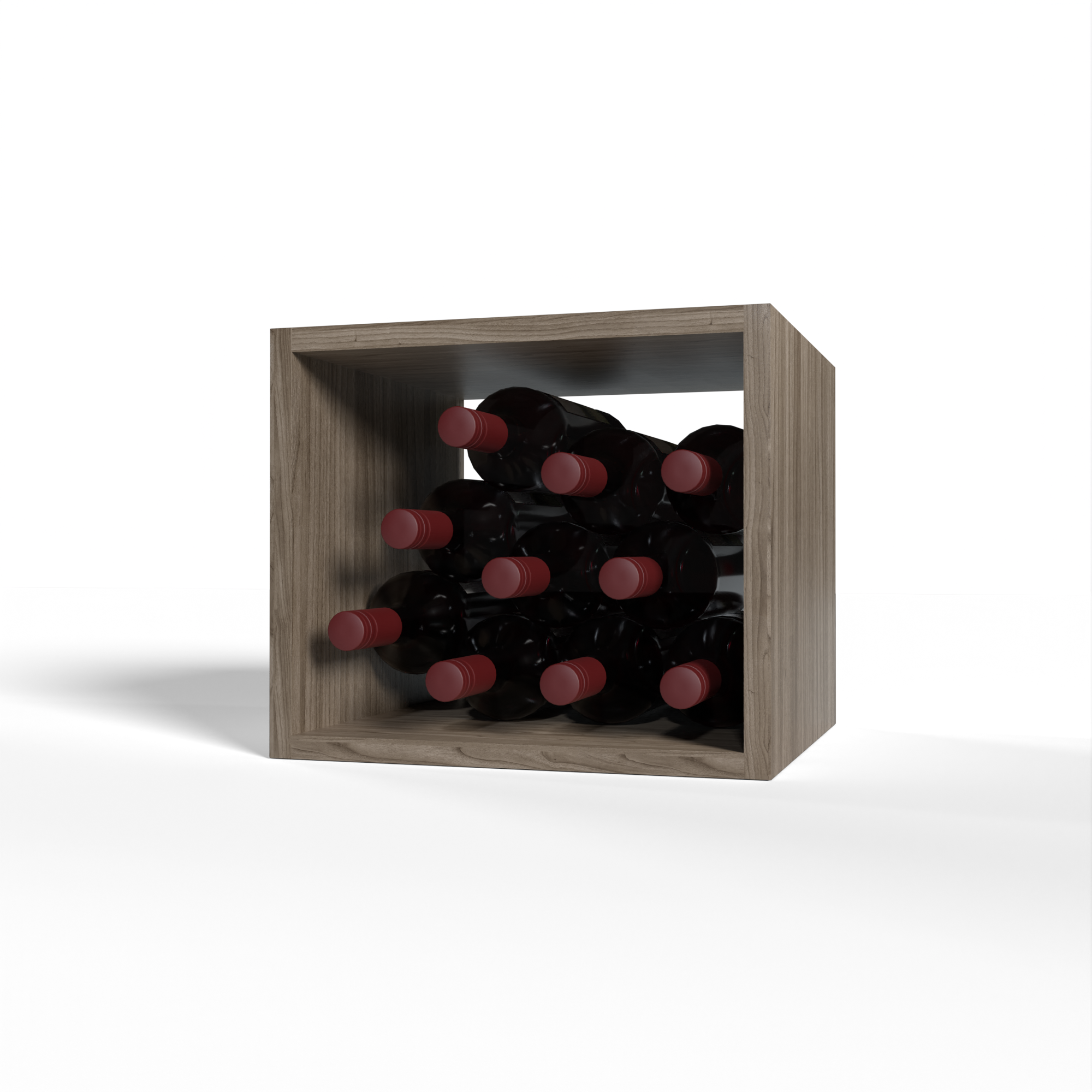 GrandCellar™ 3 Column Full Depth Bulk Wine Bin - Holds 12 Bottles for Wine Storage & Cellar Organization | Perfect for Home Wine Racks, Wine Cellars & Commercial Use