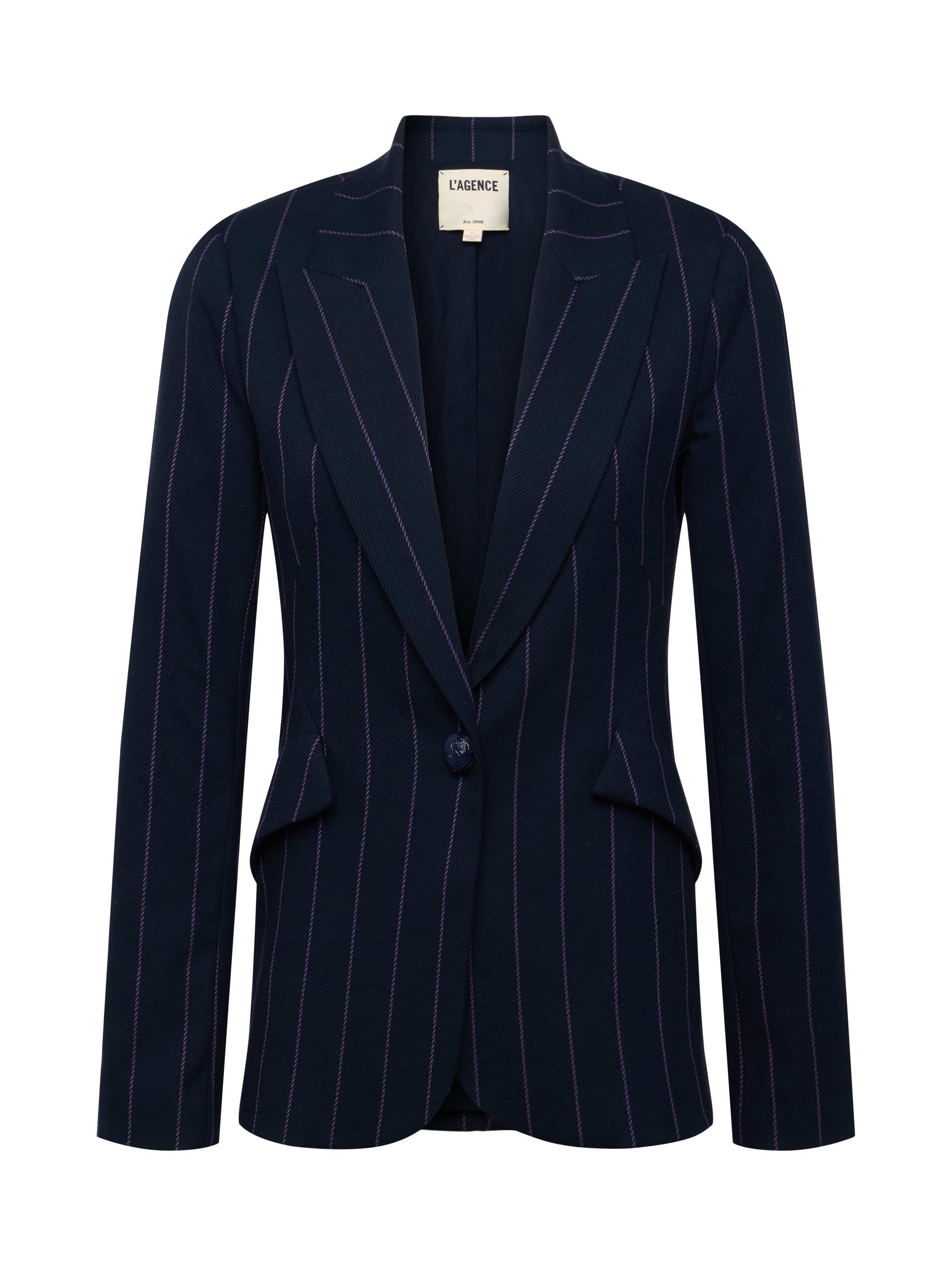 Chamberlain Men's Slim Fit Pinstriped Blazer - Formal Business Suit Jacket for Office, Wedding & Special Occasions