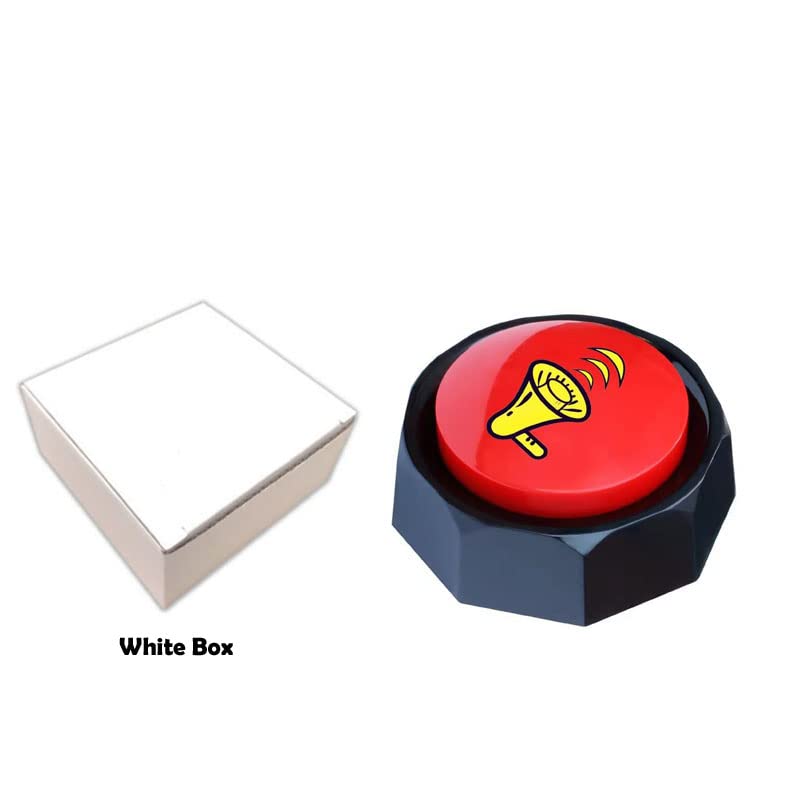 Funny Talking Button with Rap Airhorn Sound - Hip Hop Sound Effect Button for Gags & Prank Gifts - Portable Noise Maker for Parties, DJ Events & Comedy Shows