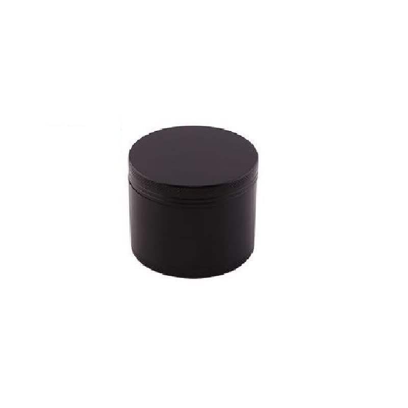 Premium 50mm Black Handheld Spice Grinder - Ideal for Crushing Seasonings, Herbs & Nuts | Perfect for Kitchen, Camping & Baking Use