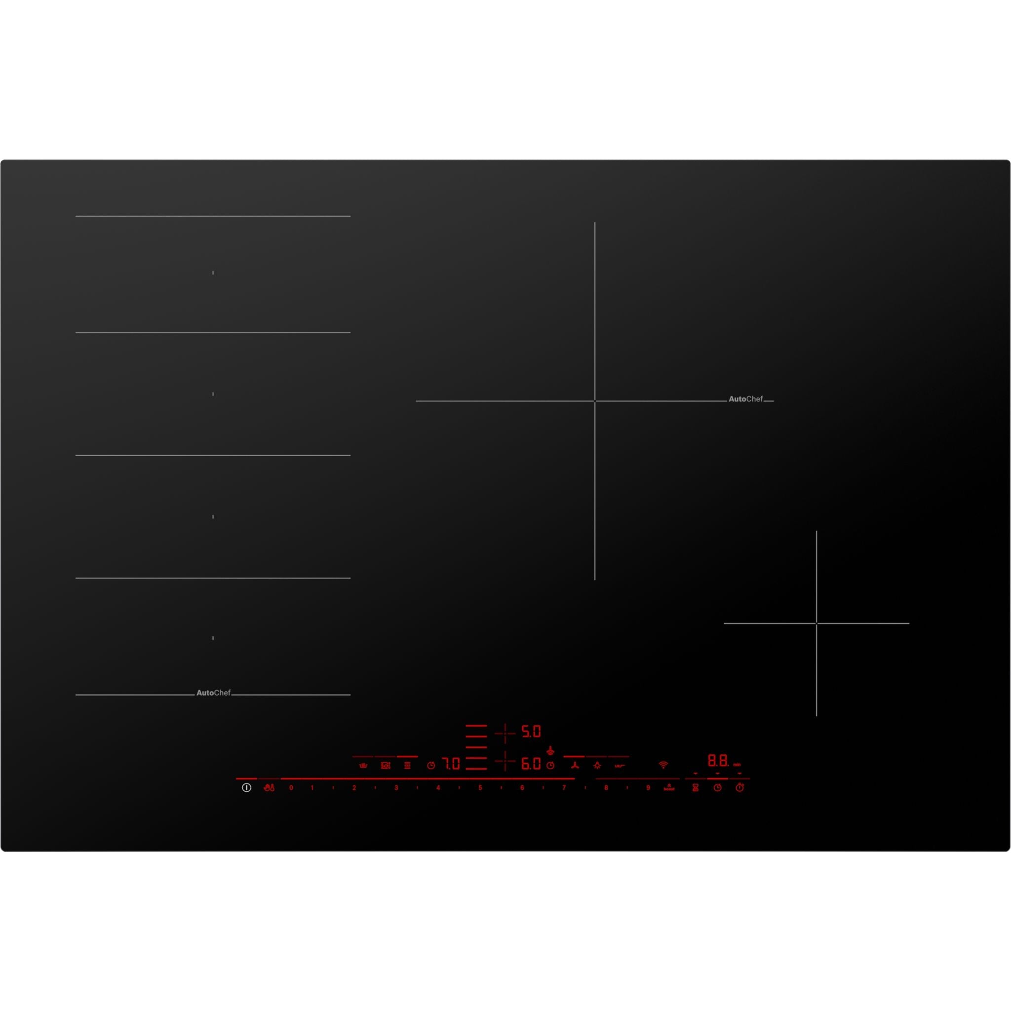 Bosch 30 Inch Induction Cooktop - NITP060UC Black | Fast Heating Electric Stove with Touch Controls | Perfect for Modern Kitchens & Home Cooking