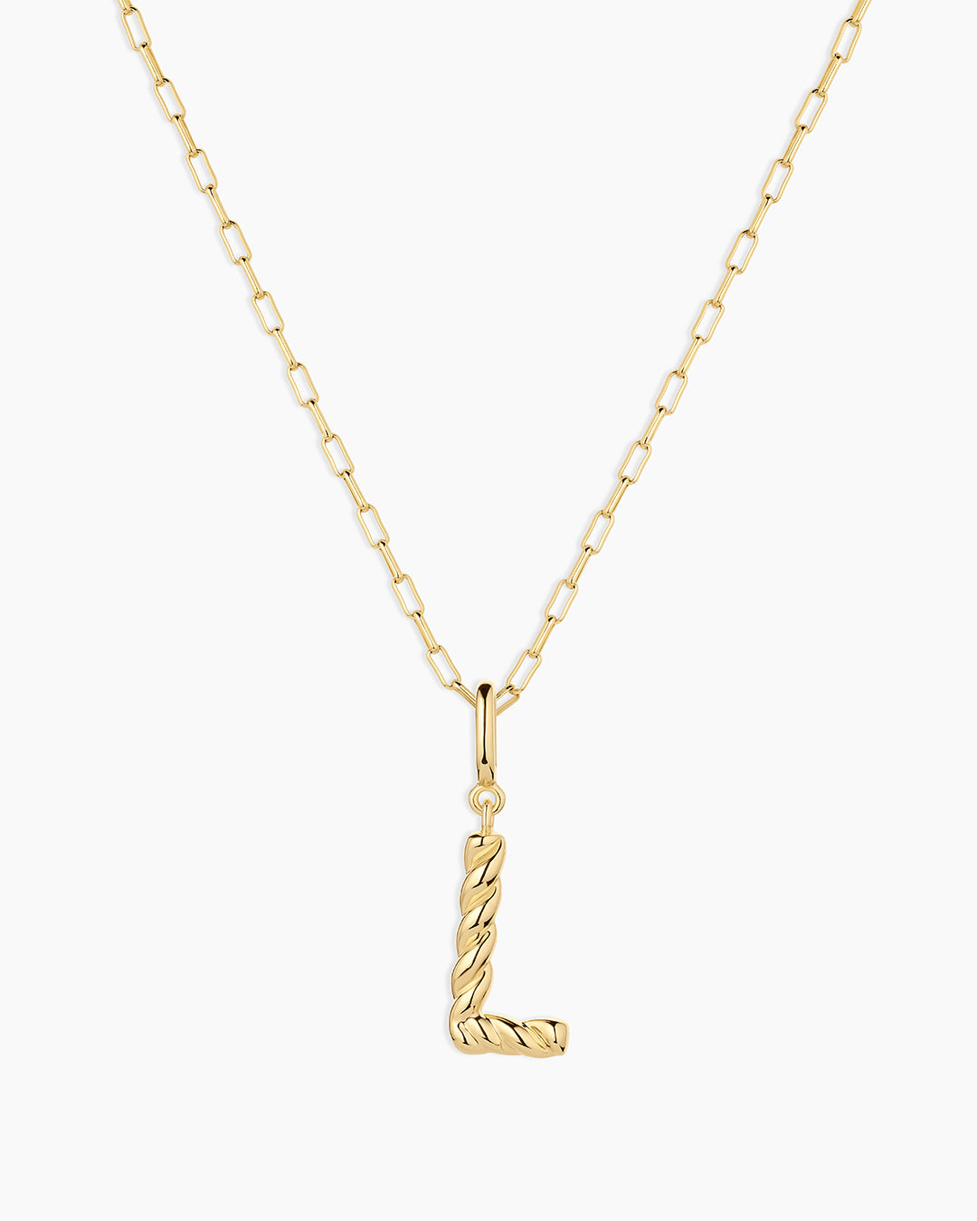 Alphabet Charm Necklace for Women - Personalized Initial Letter Pendant Jewelry for Gifts, Crew Statement Necklace for Everyday Wear & Layering