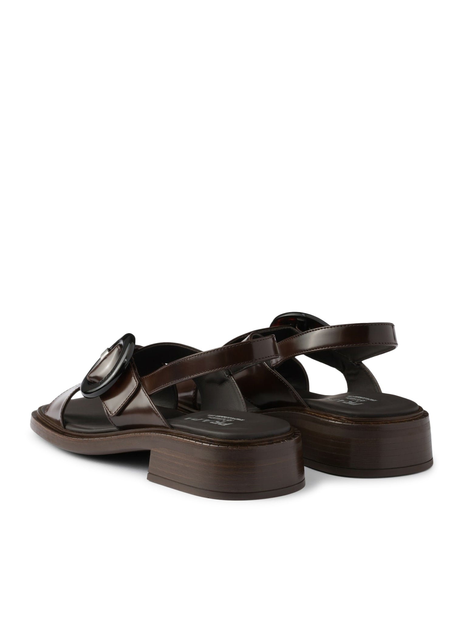 Stylish Brushed Leather Sandals with Adjustable Buckle - Perfect for Summer Outings & Beach Vacations