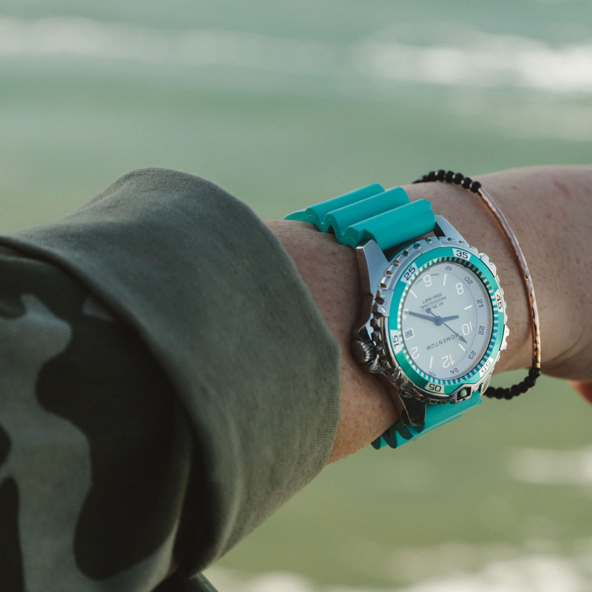 Unisex M1 Splash Watch - 200m Waterproof Dive Watch with Rotating Bezel for Swimming & Diving