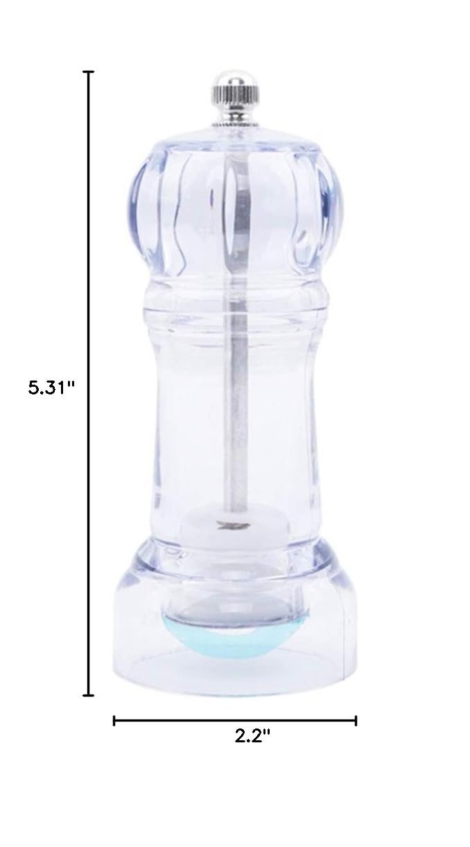 Premium Manual Salt & Spice Grinder - Adjustable Kitchen Seasoning Mill for Salt, Cumin & Pepper - Perfect for Home Cooking & Restaurant Use