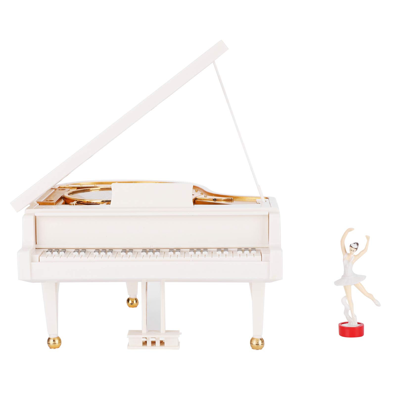 Rotating Music Box - Multifunctional ABS Plastic Music Box with Durable & Elegant Design for Home & Office Desktop Decor - Perfect for Gifts, Weddings, and Relaxation Moments