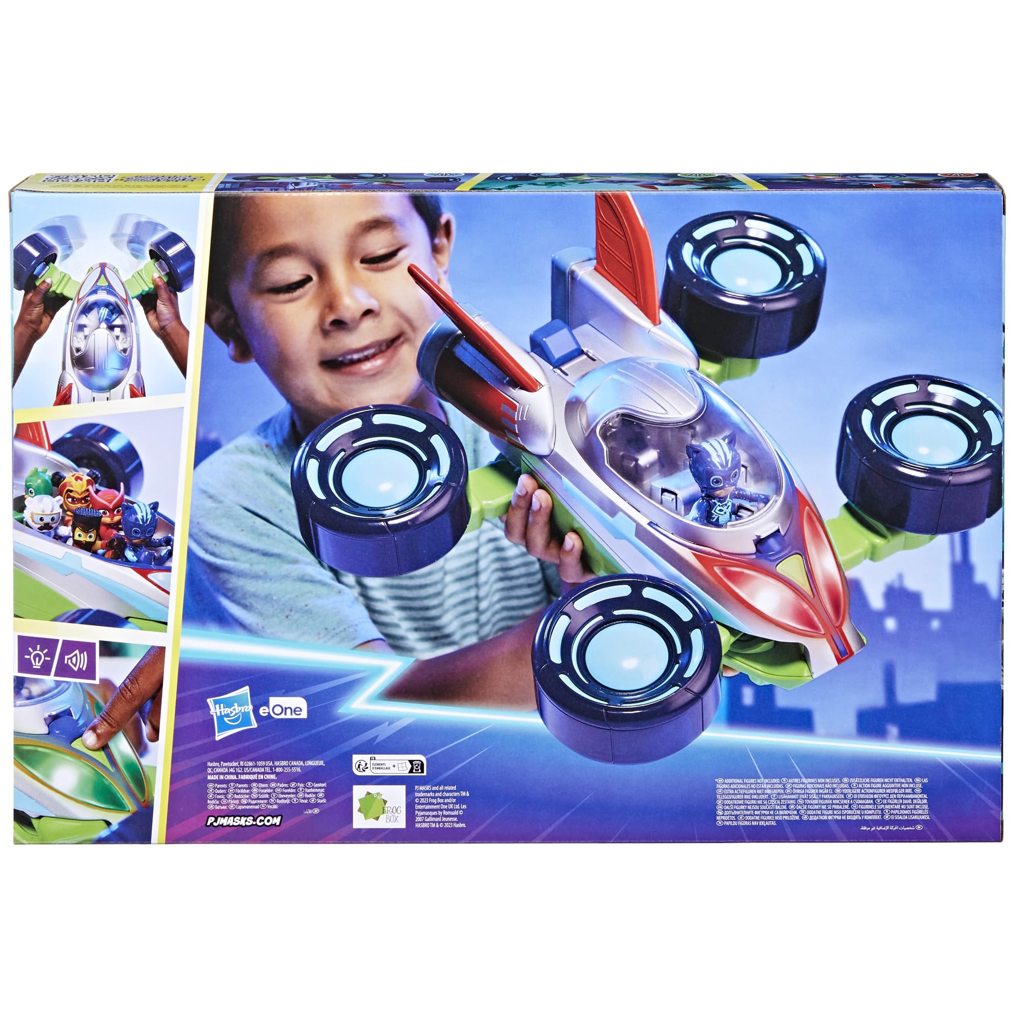 PJ Masks Power Heroes PJ Explorider Transforming Vehicle - 3 Modes with Lights & Sounds | Interactive Preschool Toy for Boys & Girls Ages 3+ | Birthday Gift & Imaginative Play for Kids