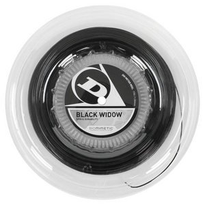 DUNLOP Black Widow 17-1.26mm Tennis String Reel (200M) - Premium Polyester String for Power & Spin | Perfect for Tennis Rackets & Stringing Machines | Great for Competitive Play & Practice Sessions