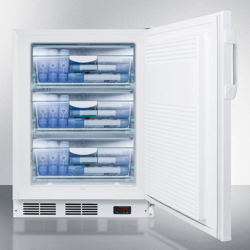 Accucold 24-Inch Wide ADA Compliant All Freezer VT65MLADA - Perfect for Medical Labs, Pharmacies & Commercial Kitchens