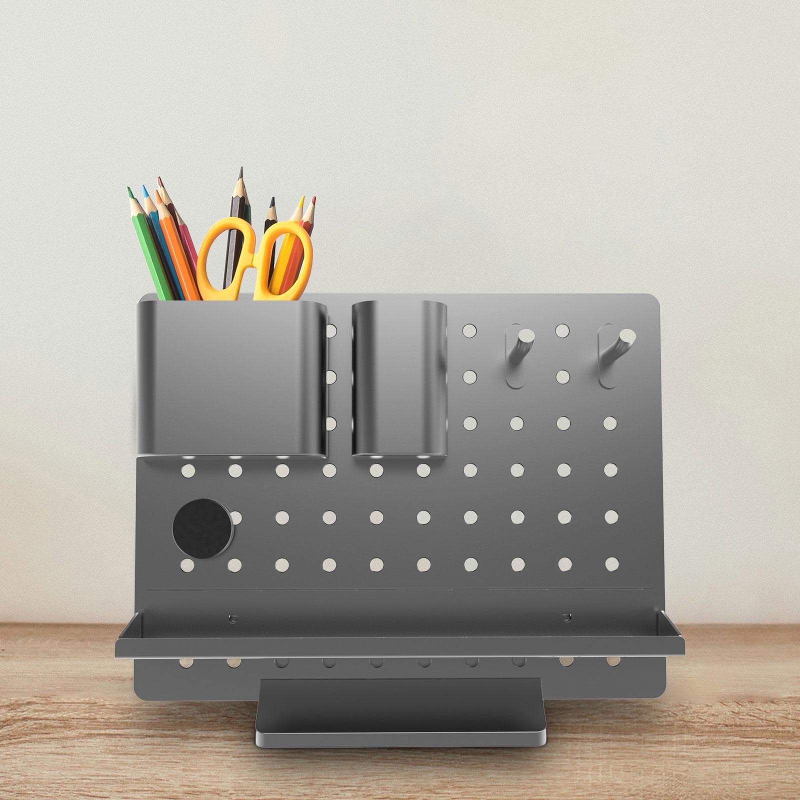 SiaBiced Sleek Metal Desktop Organizer - Premium Office Supplies Holder for Pens, Pencils, Scissors & More | Perfect for Home Office, School Desk & Workspace Organization