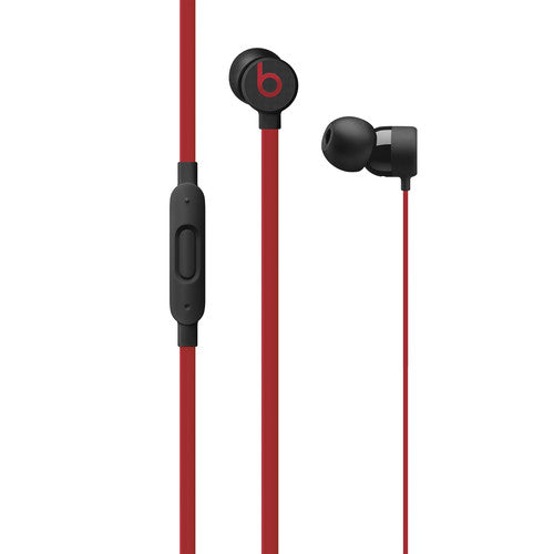 Beats by Dr. Dre urBeats3 Wired In-Ear Headphones with 3.5mm Jack - Defiant Black Red | High-Quality Sound for Music, Gaming & Workouts