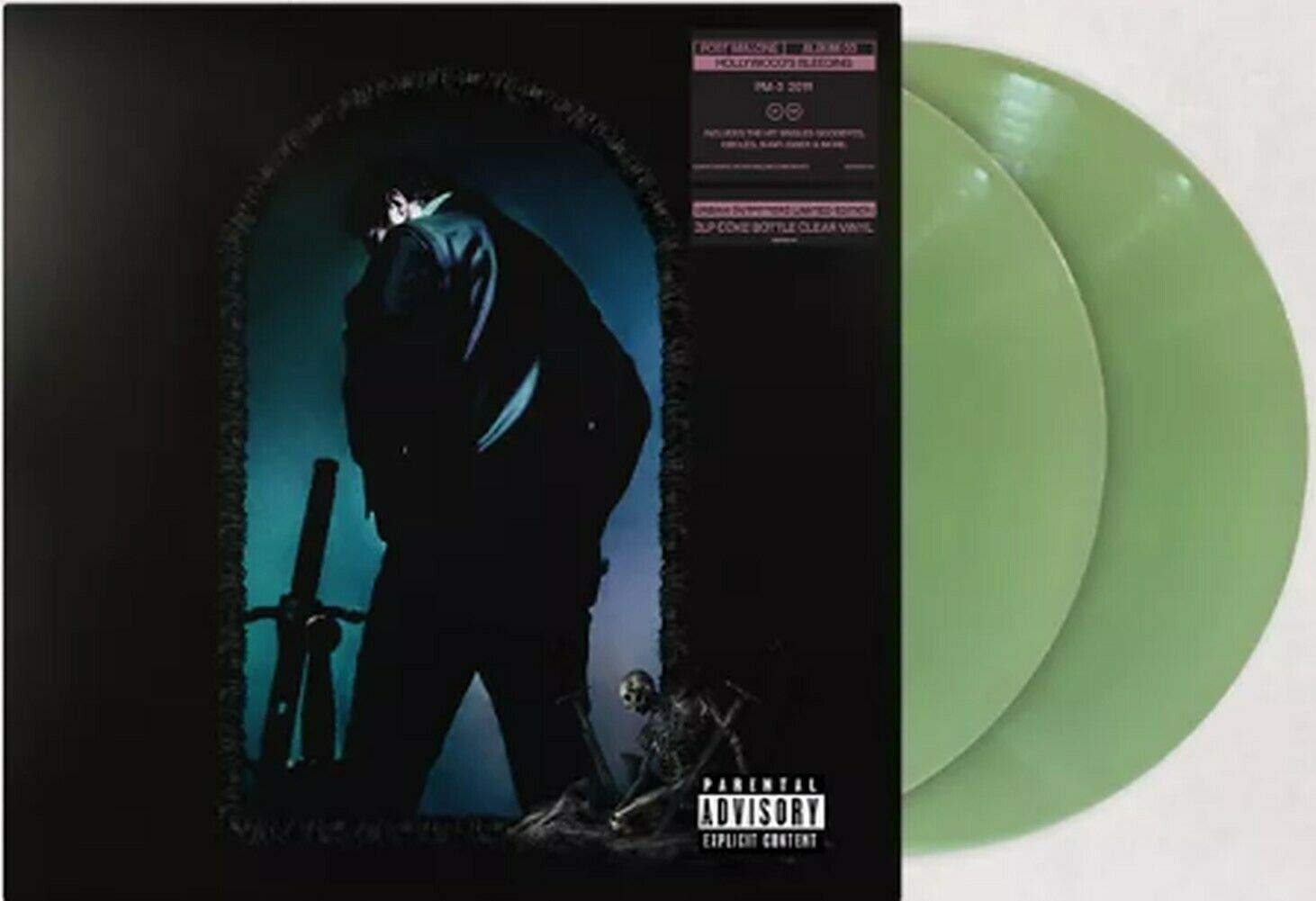 Post Malone - Hollywood's Bleeding (Coke Bottle Clear Vinyl) | Explicit Lyrics LP Record | Perfect for Vinyl Collectors & Music Lovers - Great for Home Listening, Gifts & Music Collections
