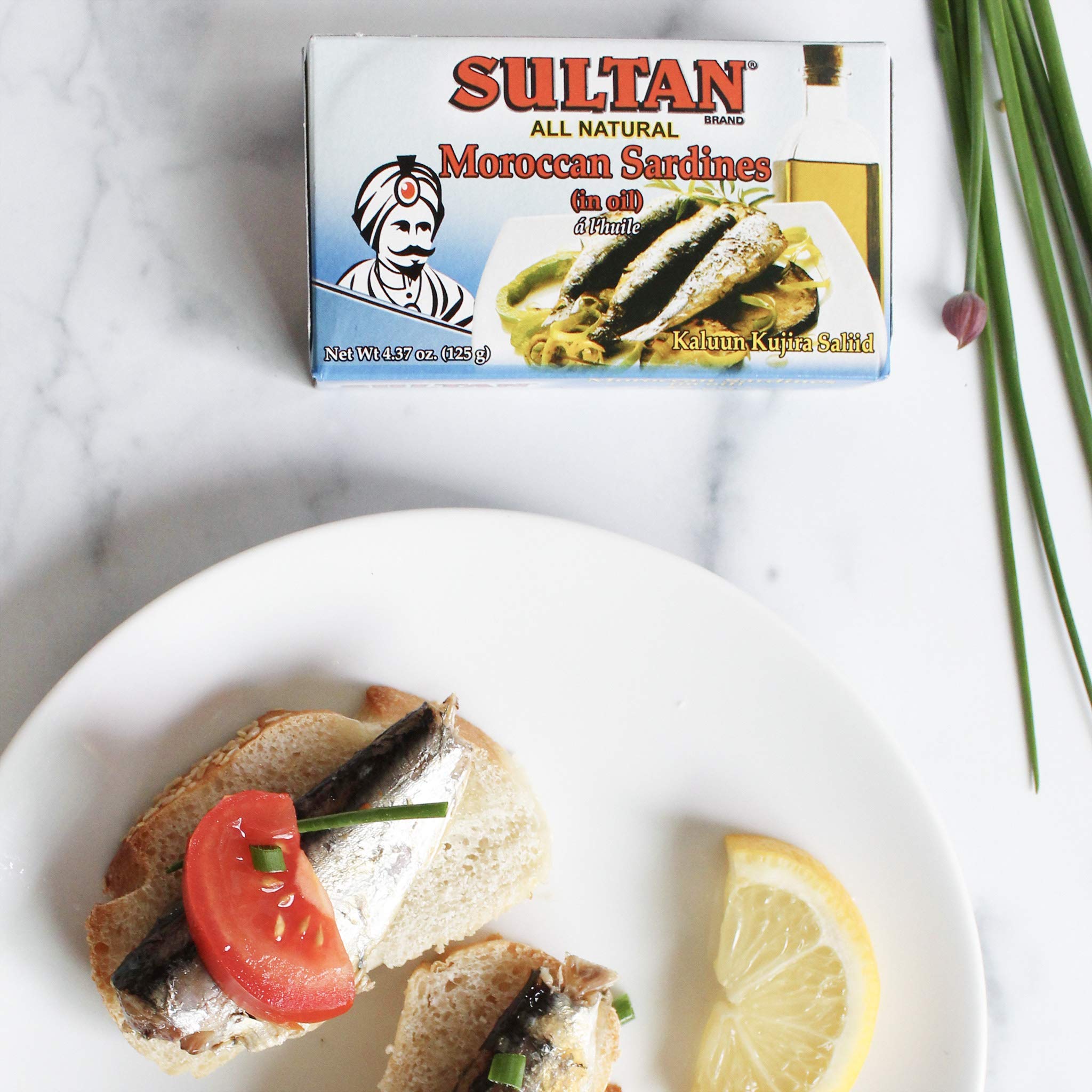 Premium Moroccan Season Sardines in Olive Oil - 100% Natural, High Protein, No Additives or Preservatives | Paleo, Keto & Carnivore Diet Friendly | Zero Carb, Sealed Freshness | 4.37oz (Pack of 50) | Perfect for Salads, Pasta & Healthy Snacking