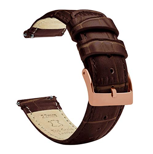 Coffee Brown & Rose Gold Buckle
