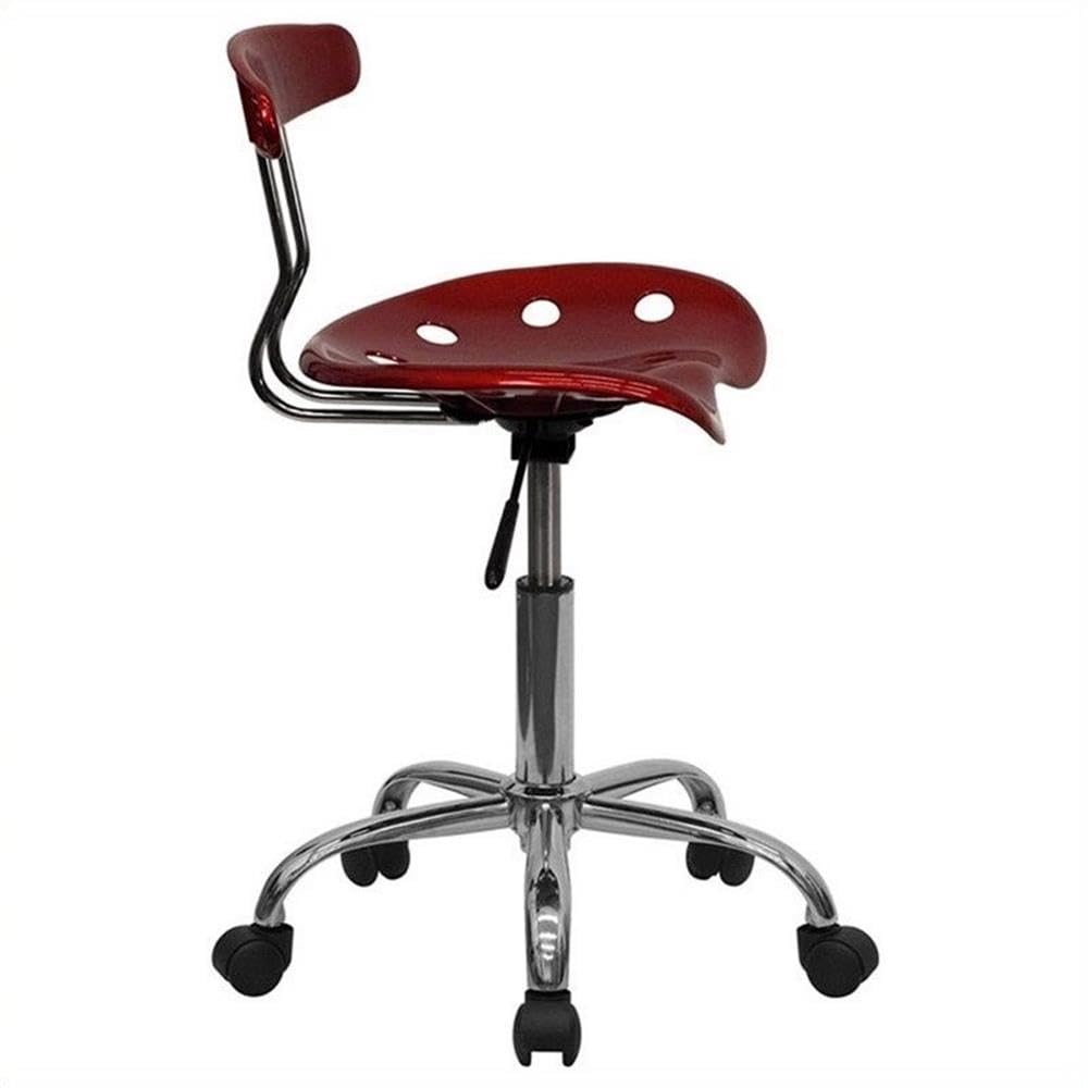 Ergonomic UrbanPro Computer Office Swivel Chair - Adjustable Height & Lumbar Support - Wine Red Executive Desk Chair for Home & Office Workspace - Perfect for Gaming, Studying & Remote Work