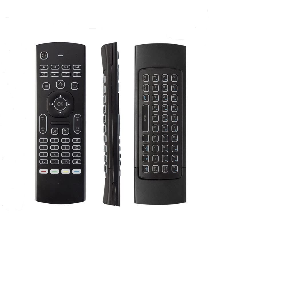 MX3 Pro Mini Wireless Keyboard with Backlight & Fly Remote Mouse - Android TV Remote Control, IR Learning for Smart TV Box, HTPC, IPTV, Tablet, PS3/PS4 - Perfect for Home Entertainment & Gaming Setup