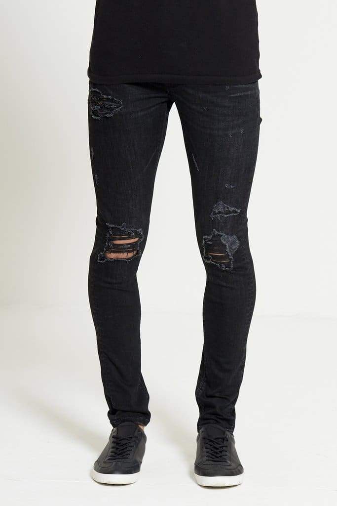 HAVOC Super Skinny Jeans for Women - True Black Stretch Denim Pants | Perfect for Casual Wear, Night Out & Everyday Fashion