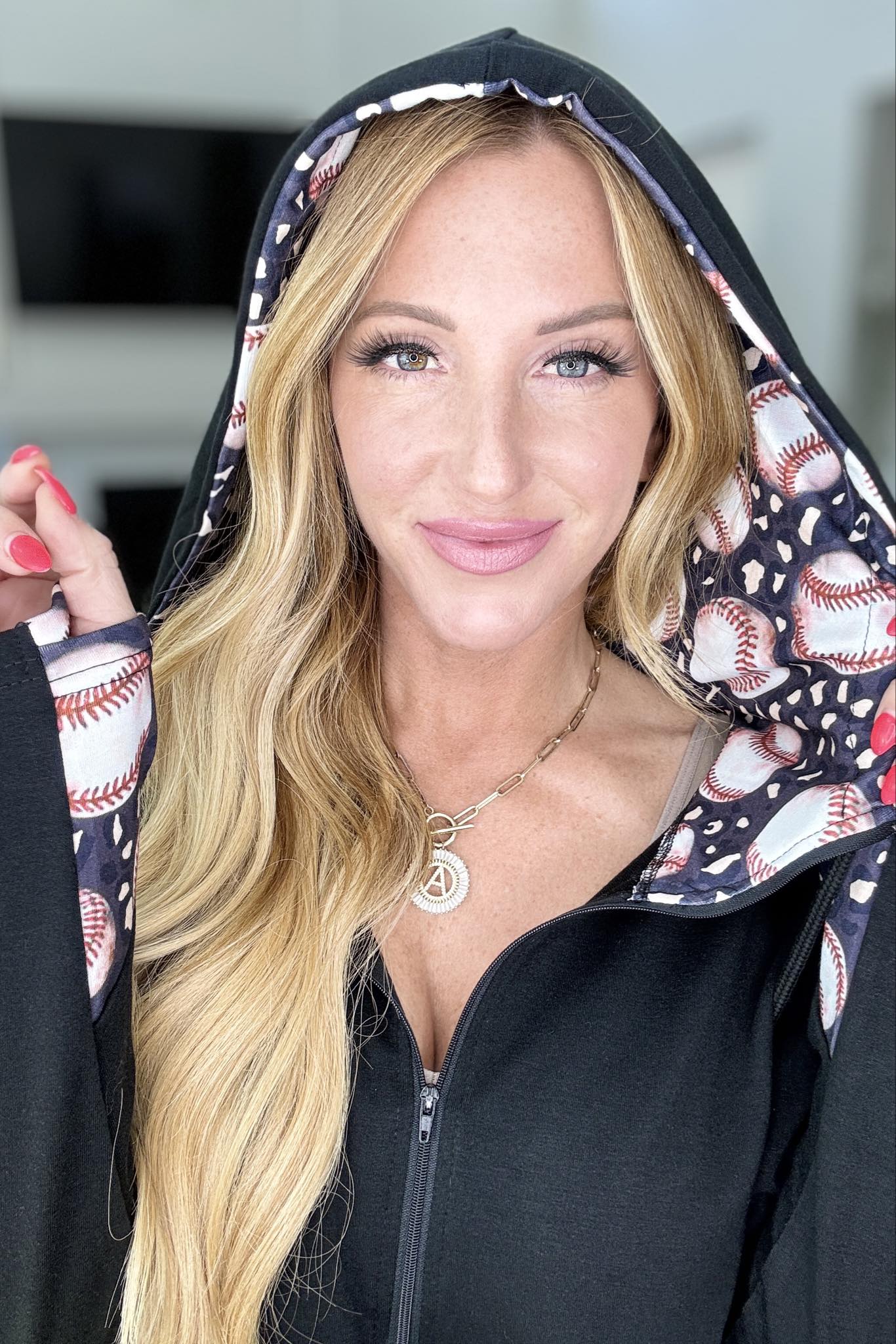 PREORDER: Audre Half Zip Hoodie - 3 Stylish Prints for Women | Cozy & Trendy Pullover for Casual Wear, Gym, and Outdoor Activities