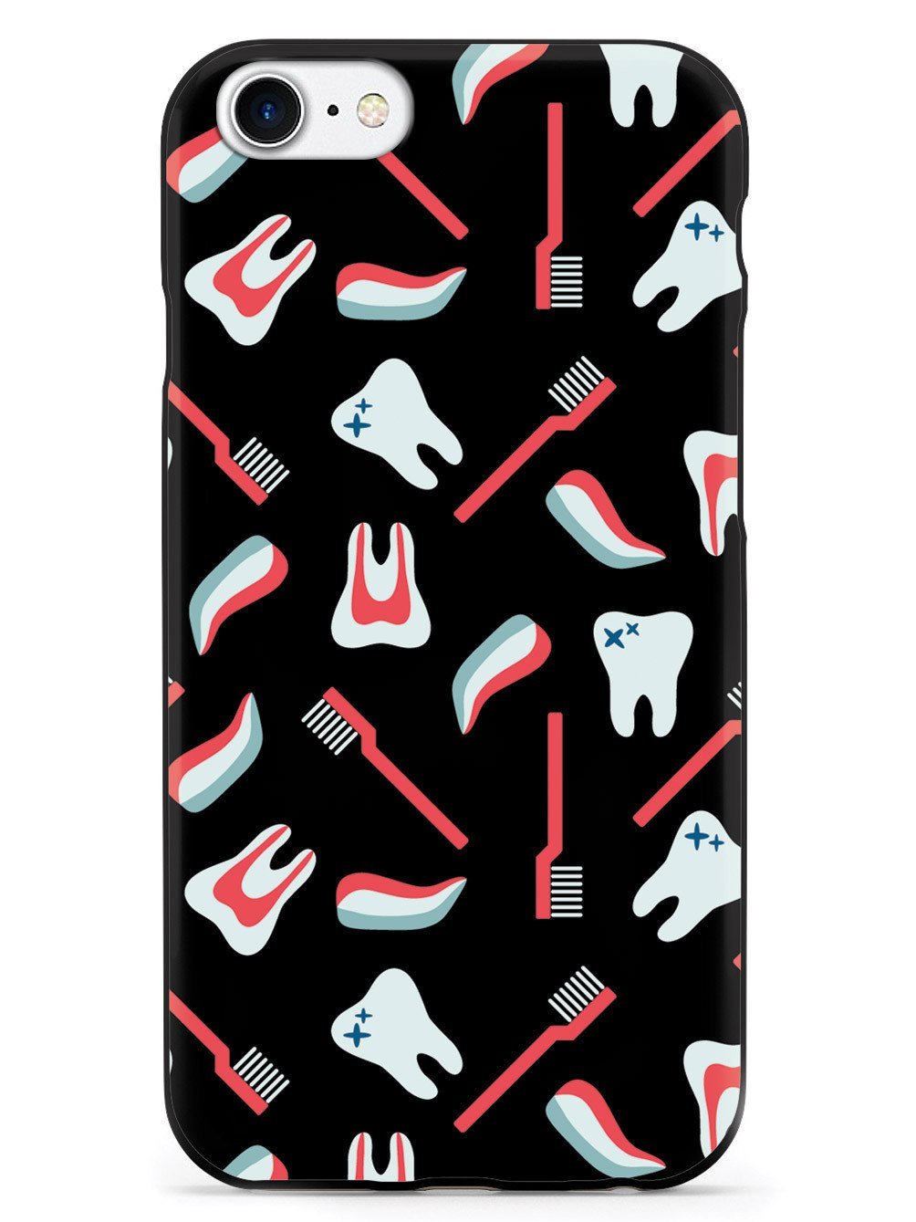 3D Textured Protective Phone Case for Apple iPhone SE - Dental Hygienist Design - Slim Fit Shockproof Cover for iPhone SE (2020/2022) - Perfect Gift for Dental Hygienists & Healthcare Professionals