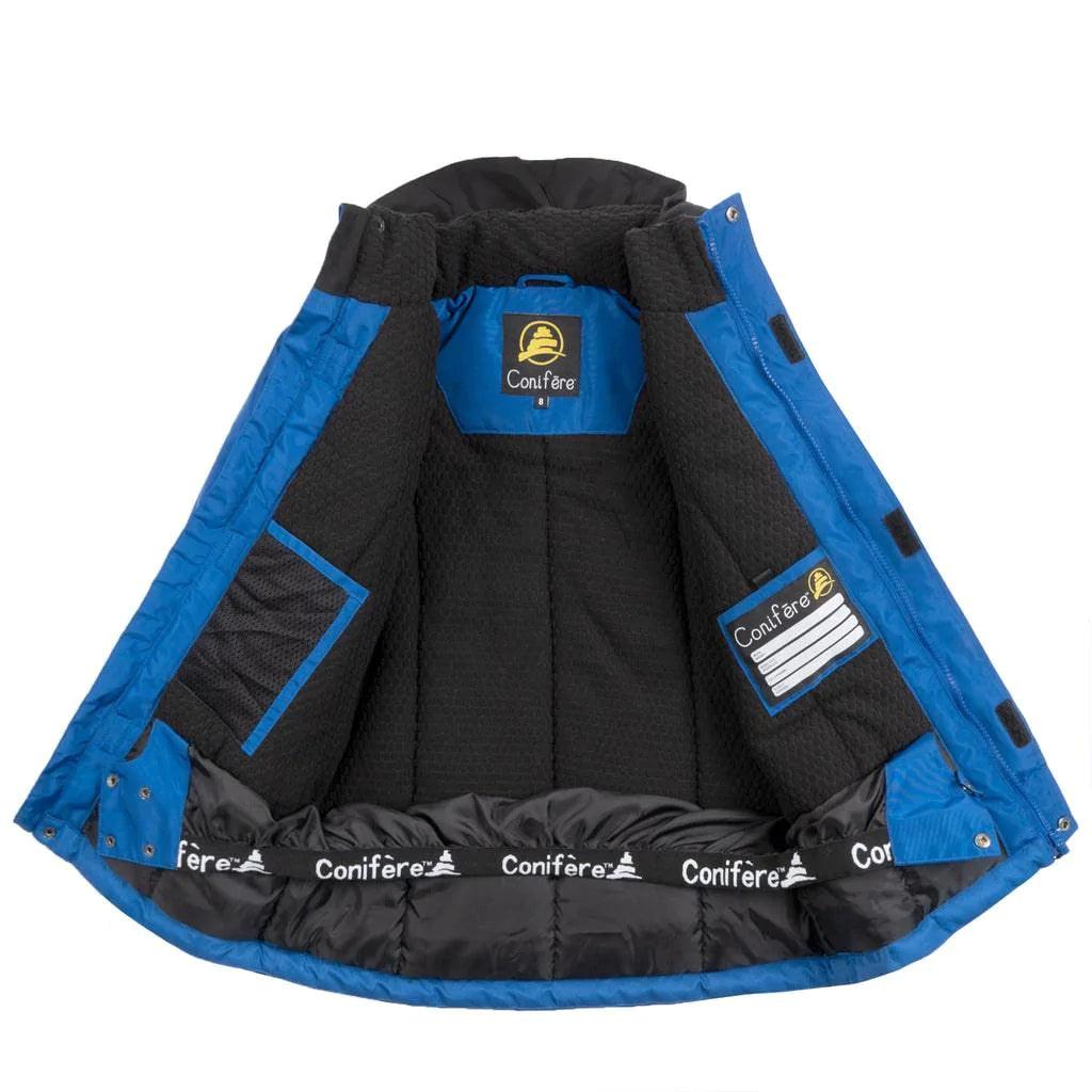 Conifere Zephyr Boys Snowsuit Set - Waterproof Winter Jacket & Pants for Kids - Blue - Perfect for Skiing, Snowboarding & Outdoor Winter Activities