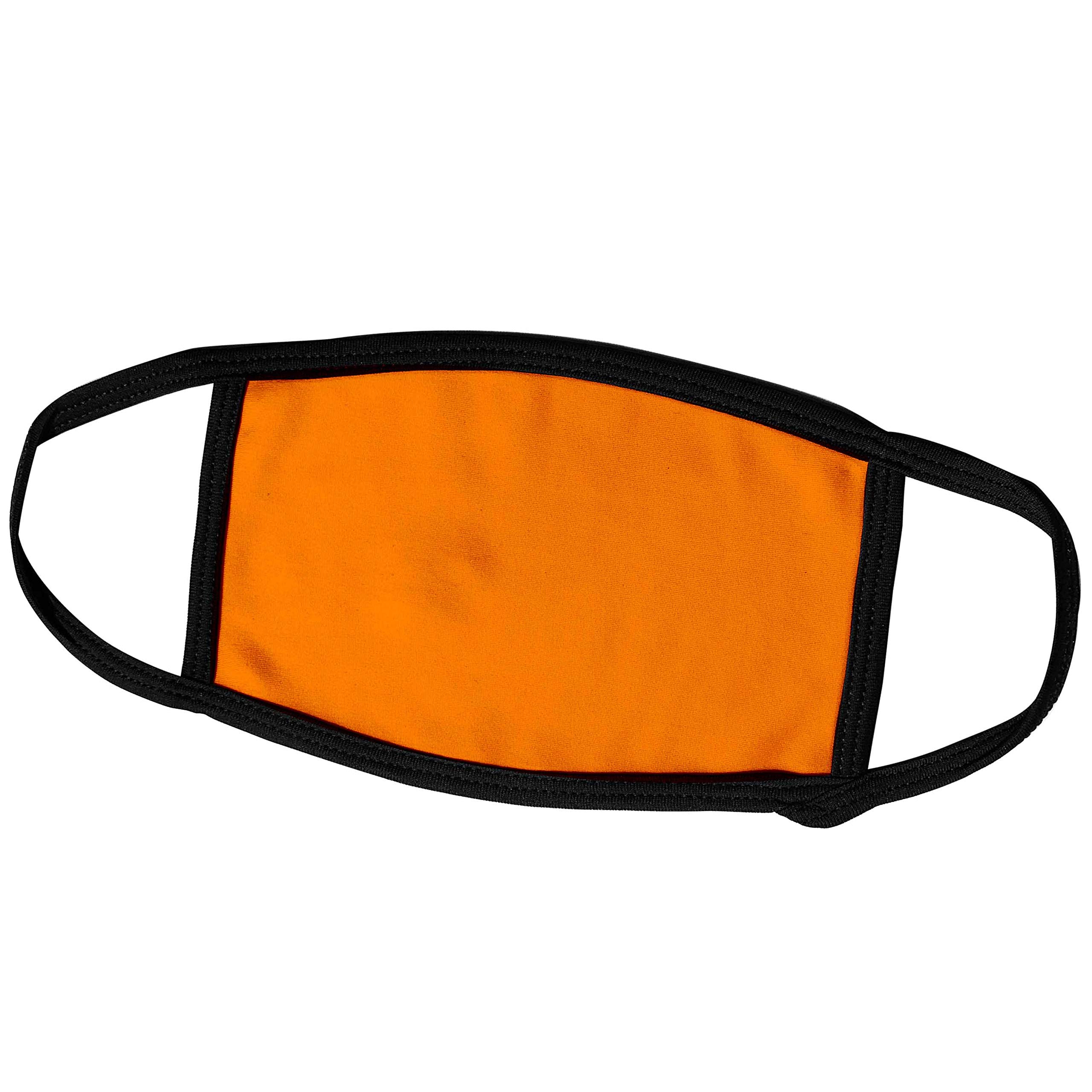 3D Rose Kultjers Colors - Orange Face Masks (Pack of 3) - Reusable Cotton Face Coverings for Adults - Perfect for UT Fans, Sports Events & Daily Protection
