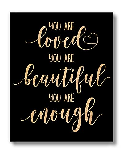 You Are Loved - Black and Gold