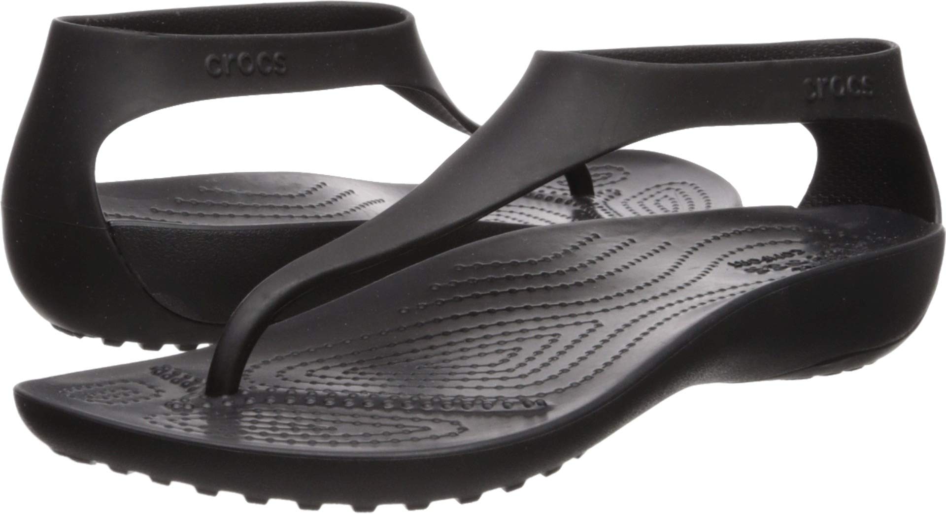 Crocs Women's Serena Flip Flops - Comfortable Summer Sandals for Women | Beach, Pool & Casual Wear