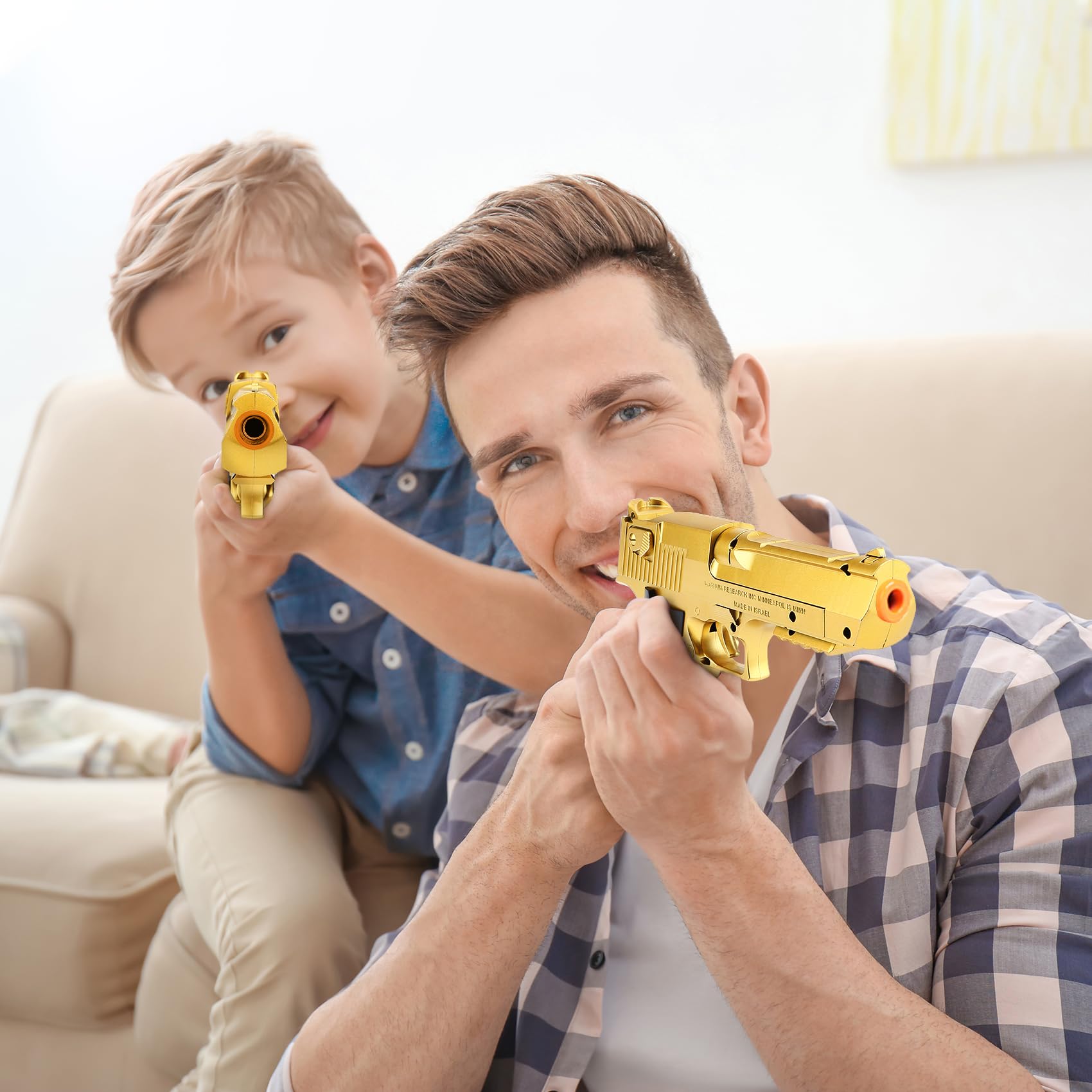 Soft Bullet Toy Gun with Shell Ejecting & 40 EVA Foam Darts - Safe Foam Blaster for Kids, Shooting Game Toy for Boys & Girls Ages 14+ | Outdoor Play, Nerf Battle, Birthday Gifts & STEM Education
