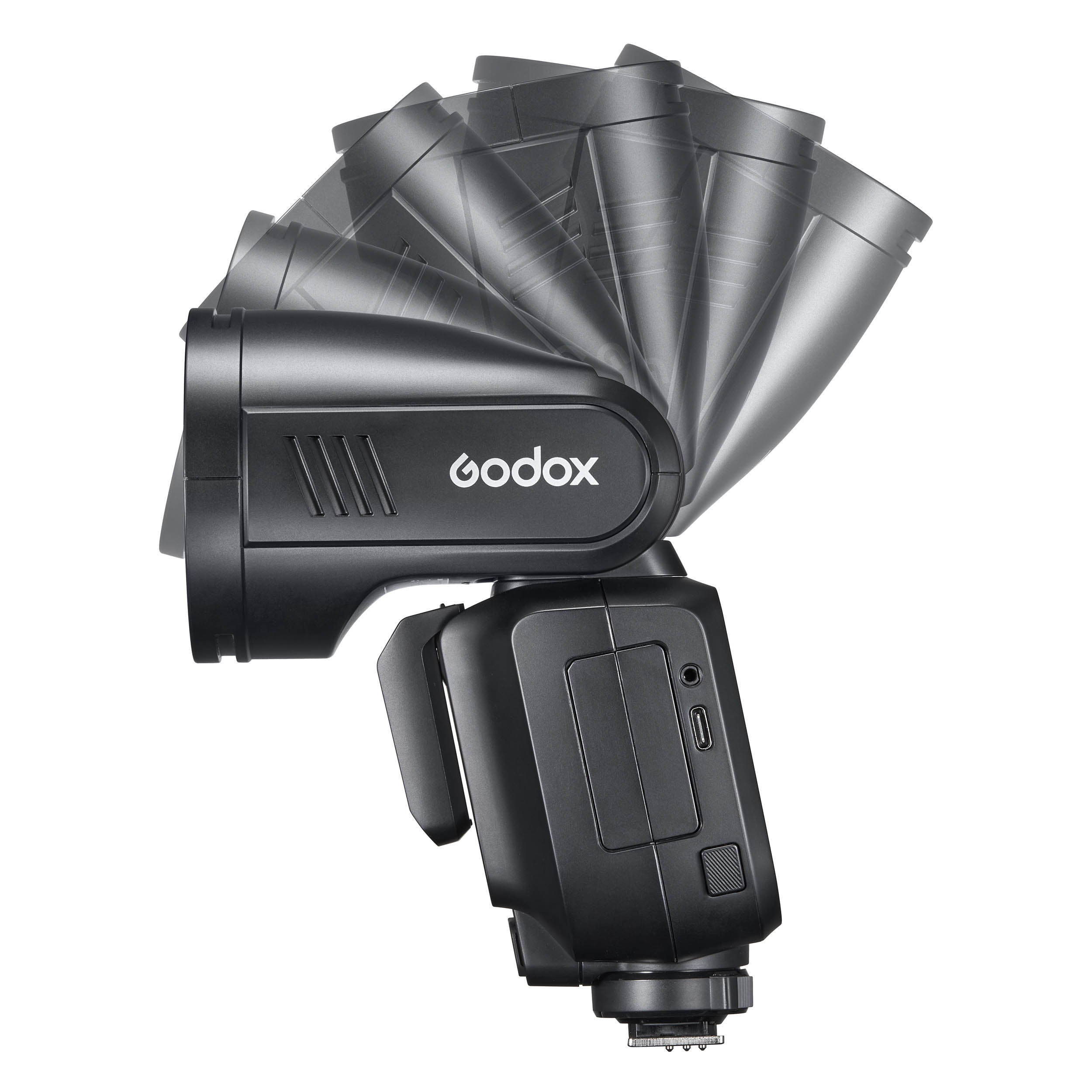 V100 100Ws Round Head Speedlite Flash for Canon Nikon Sony DSLR Cameras - Professional Studio Photography & Portrait Lighting Accessory