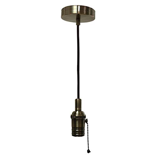 Pull-Chain Socket / Antique Brass