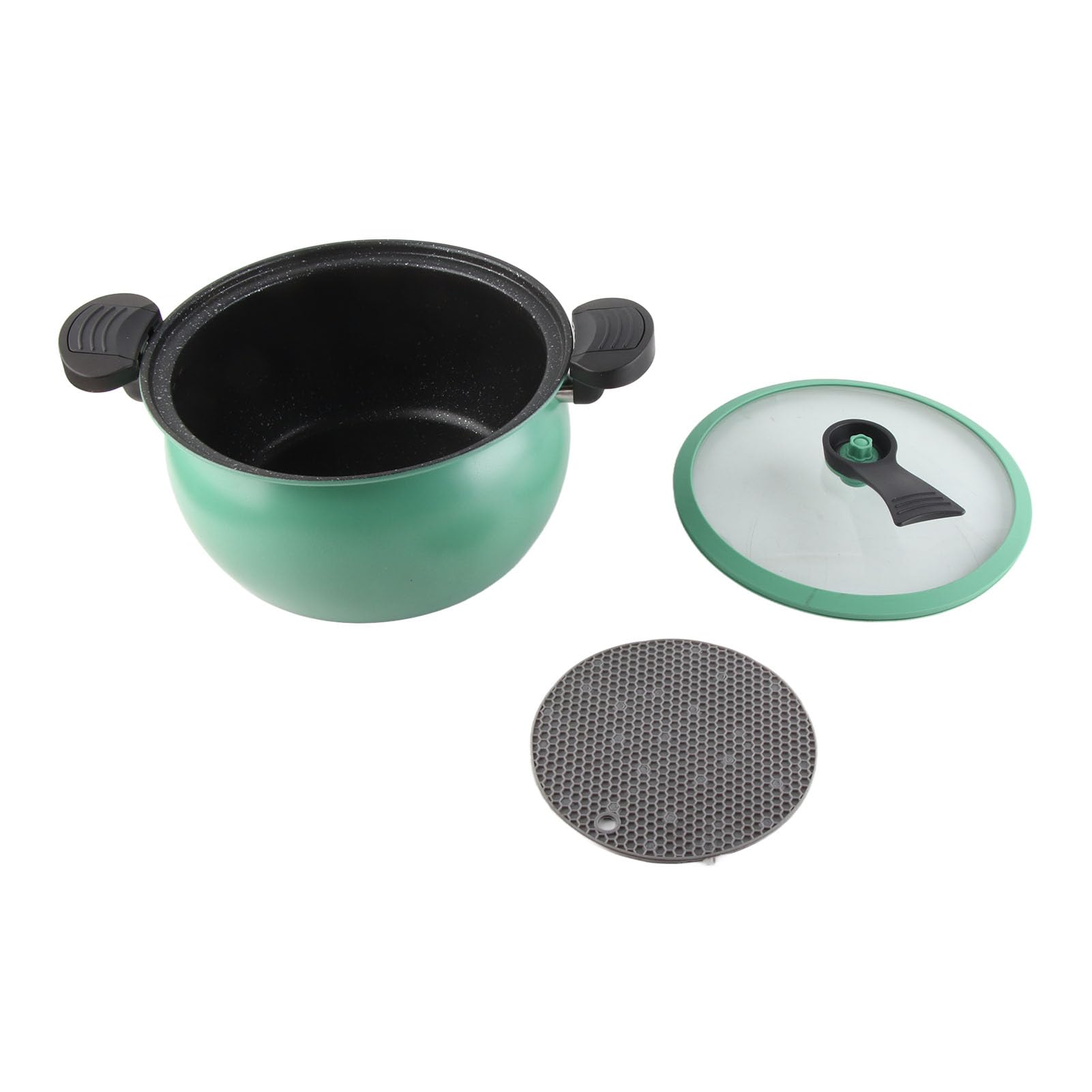 7L Multi-Functional Non-Stick Pressure Cooker - Fast Cooking Microwave Safe Stew Pot (31x28x17cm) for Home Kitchen, Camping & Meal Prep