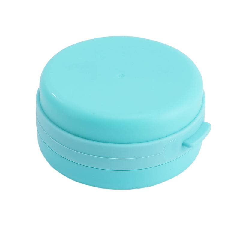 PrismParts Silicone Shampoo & Bath Brush - Double Sided Massage Brush for Adults & Babies - Soft Hair & Body Scrubber with Lanyard (Blue) - Perfect for Shower, Bath Time & Sensitive Skin Care