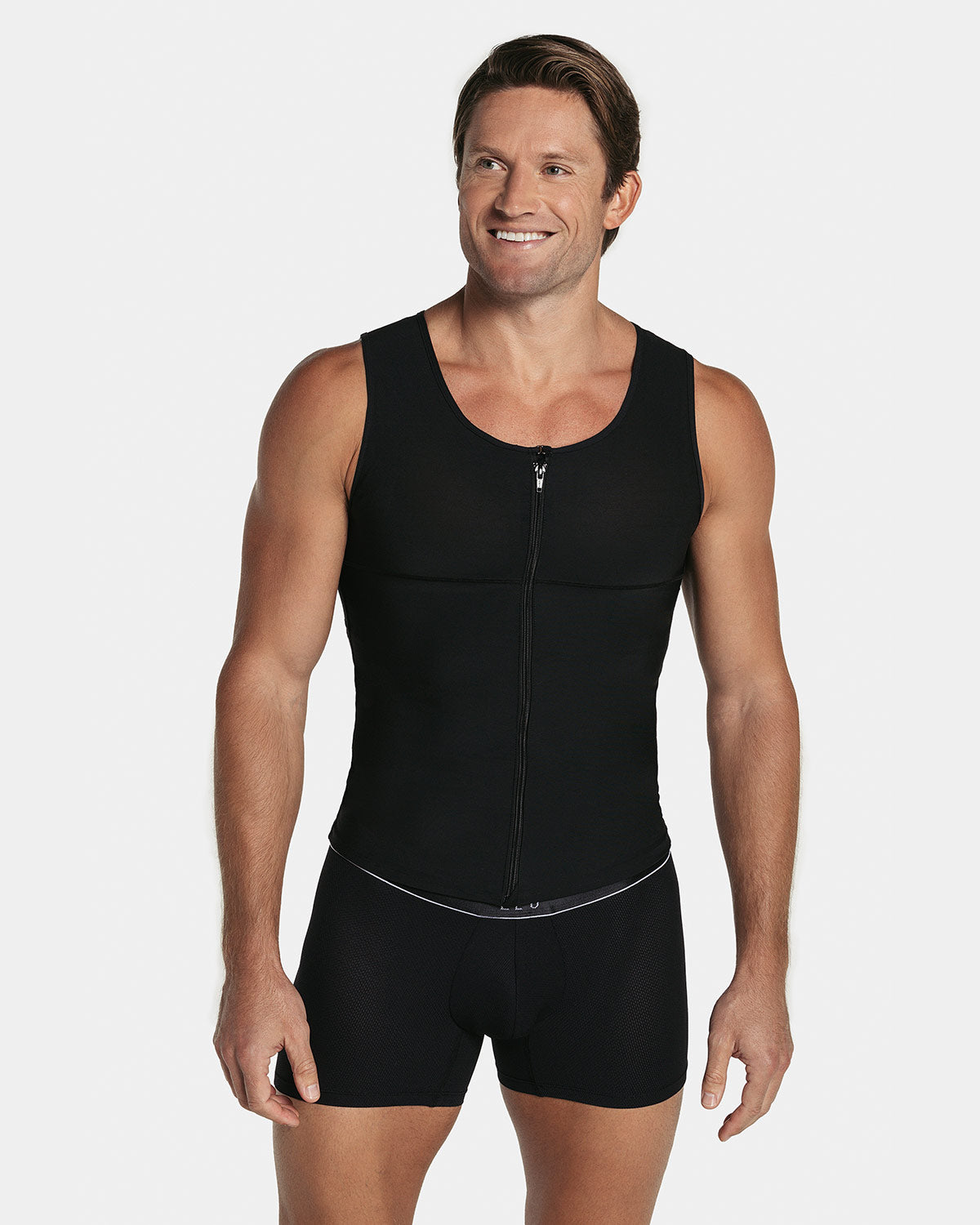 Post-Surgical Compression Vest for Men - Firm Support & Recovery Garment - Ideal for Post-Op Healing, Liposuction, and Tummy Tuck Recovery