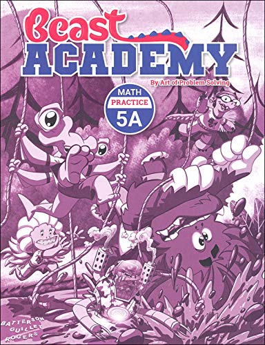 Beast Academy Grade 5 Complete Math Books Set - 8 Workbooks (5A,5B,5C,5D Guides & Practice) for Kids Learning | Homeschool & Classroom Math Curriculum