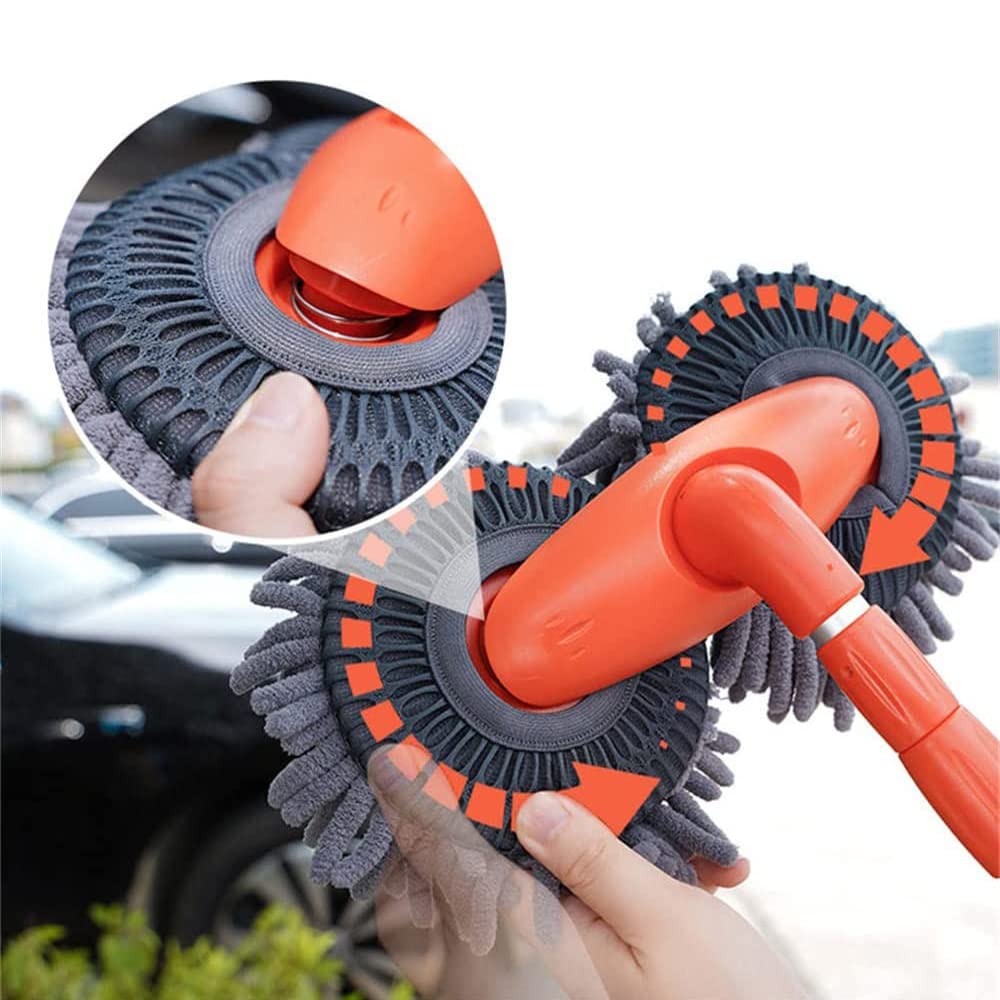 Retractable Double Layer Car Wash Brush - 53